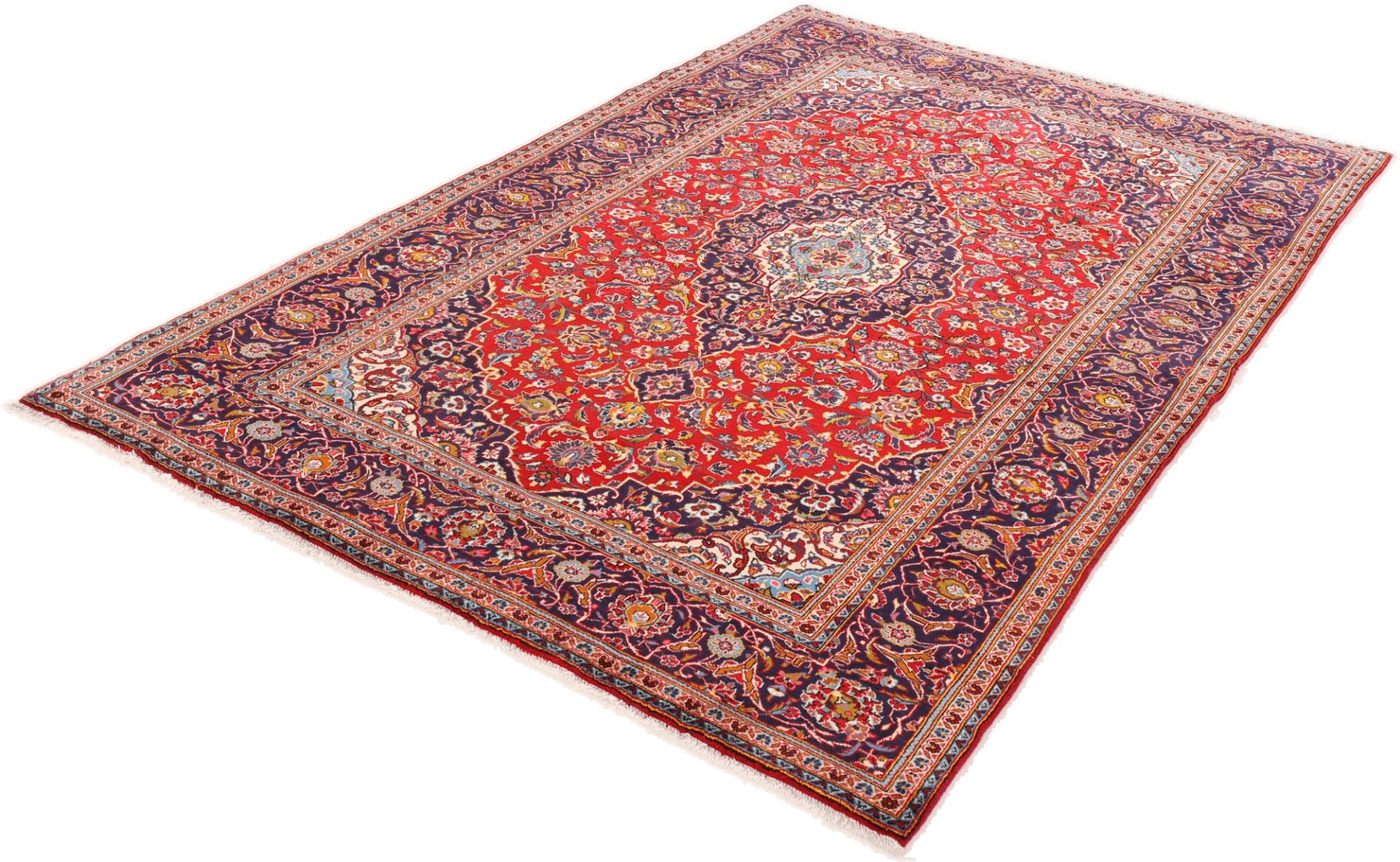 Kashan Perserteppich aus Iran, 202 × 310 cm