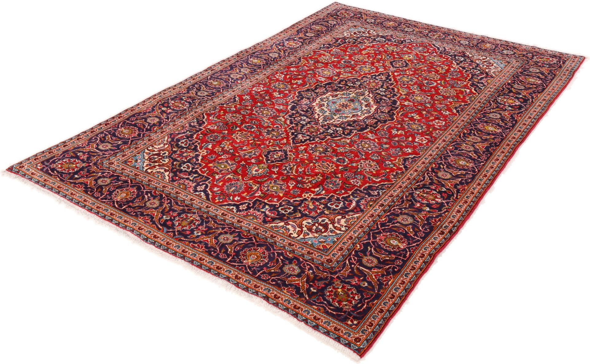 Kashan Perserteppich aus Iran, 202 × 310 cm