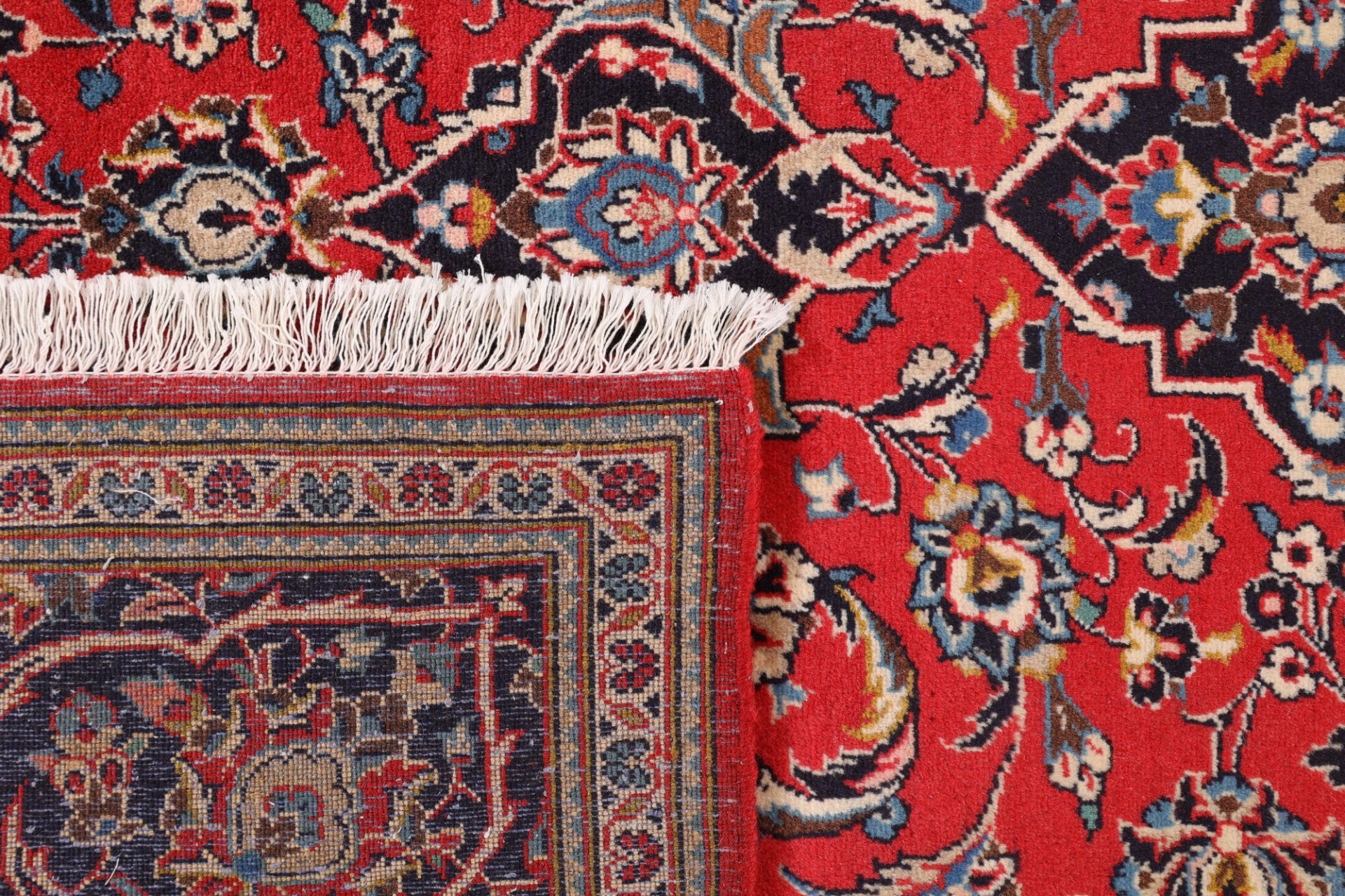 Kashan Perserteppich aus Iran, 198 × 296 cm