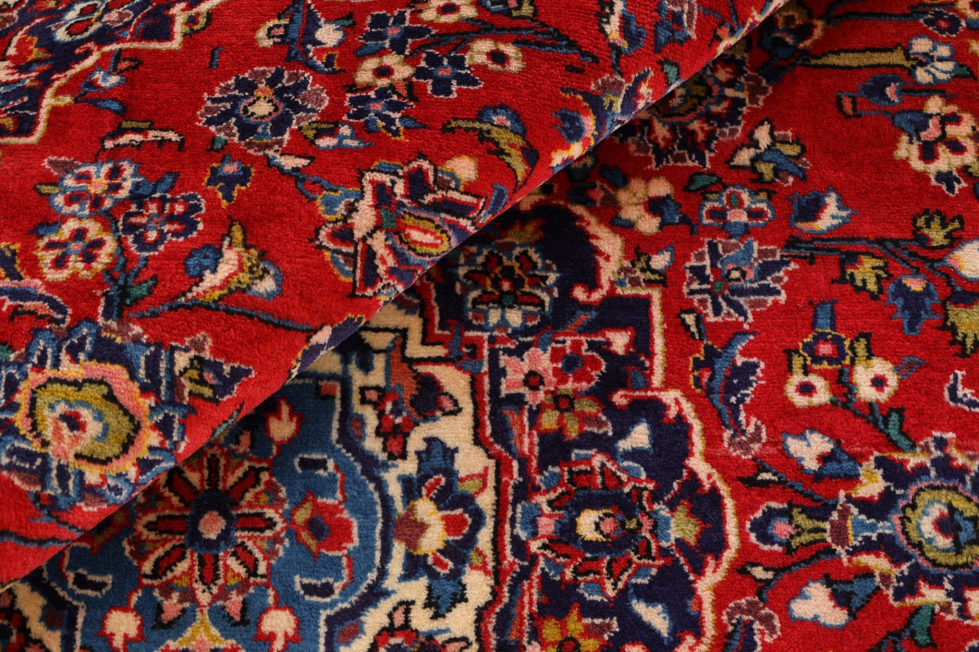 Kashan Perserteppich aus Iran, 204 × 291 cm