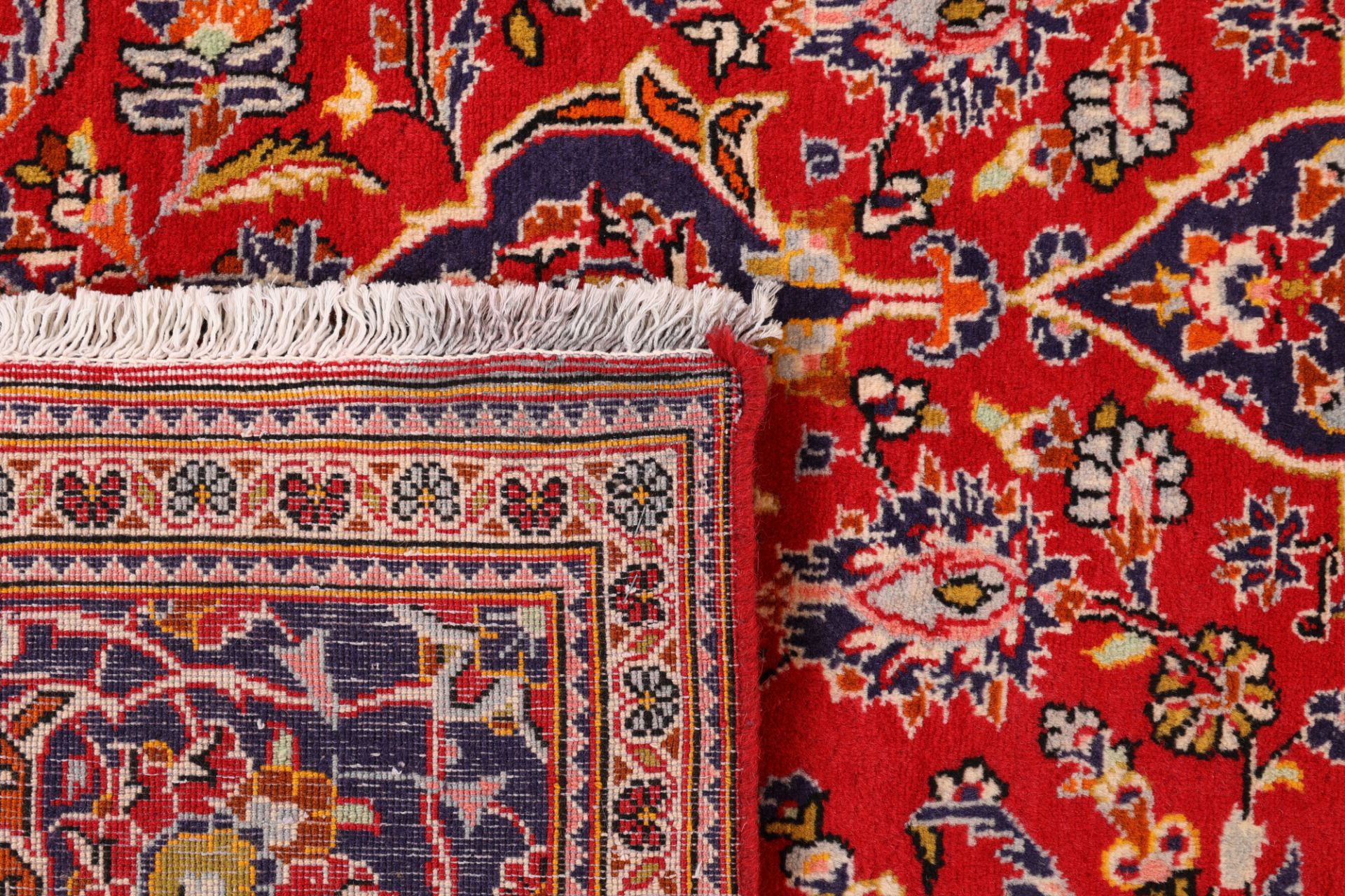 Kashan Perserteppich aus Iran, 197 × 312 cm