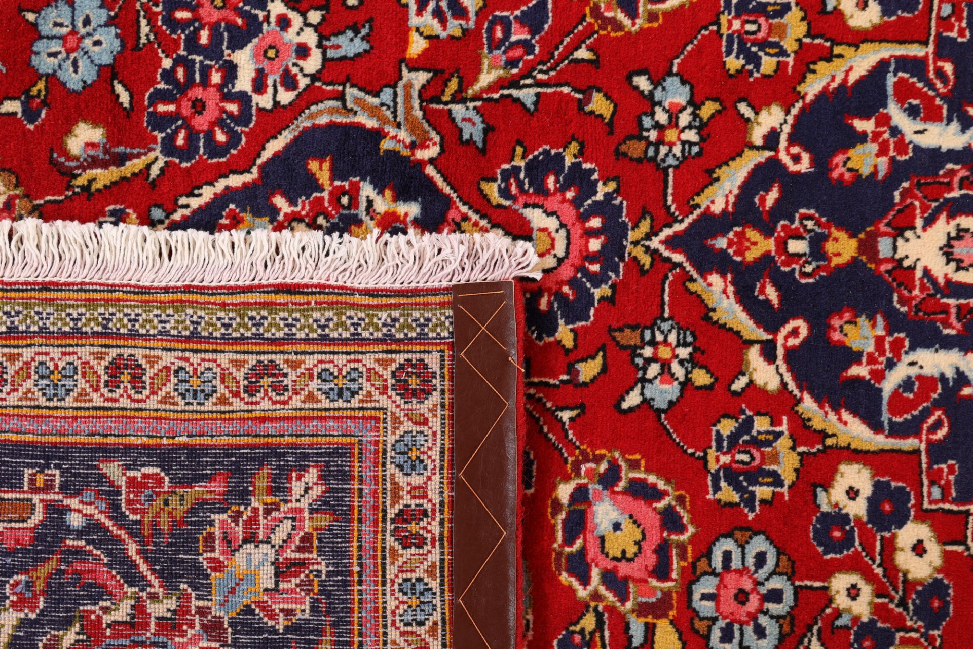 Kashan Perserteppich 195 × 300 cm aus Wolle, handgeknüpft