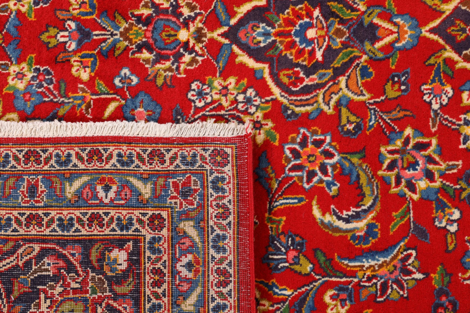 Handgeknüpfter Kashan Perserteppich, 211 × 323 cm, Wolle