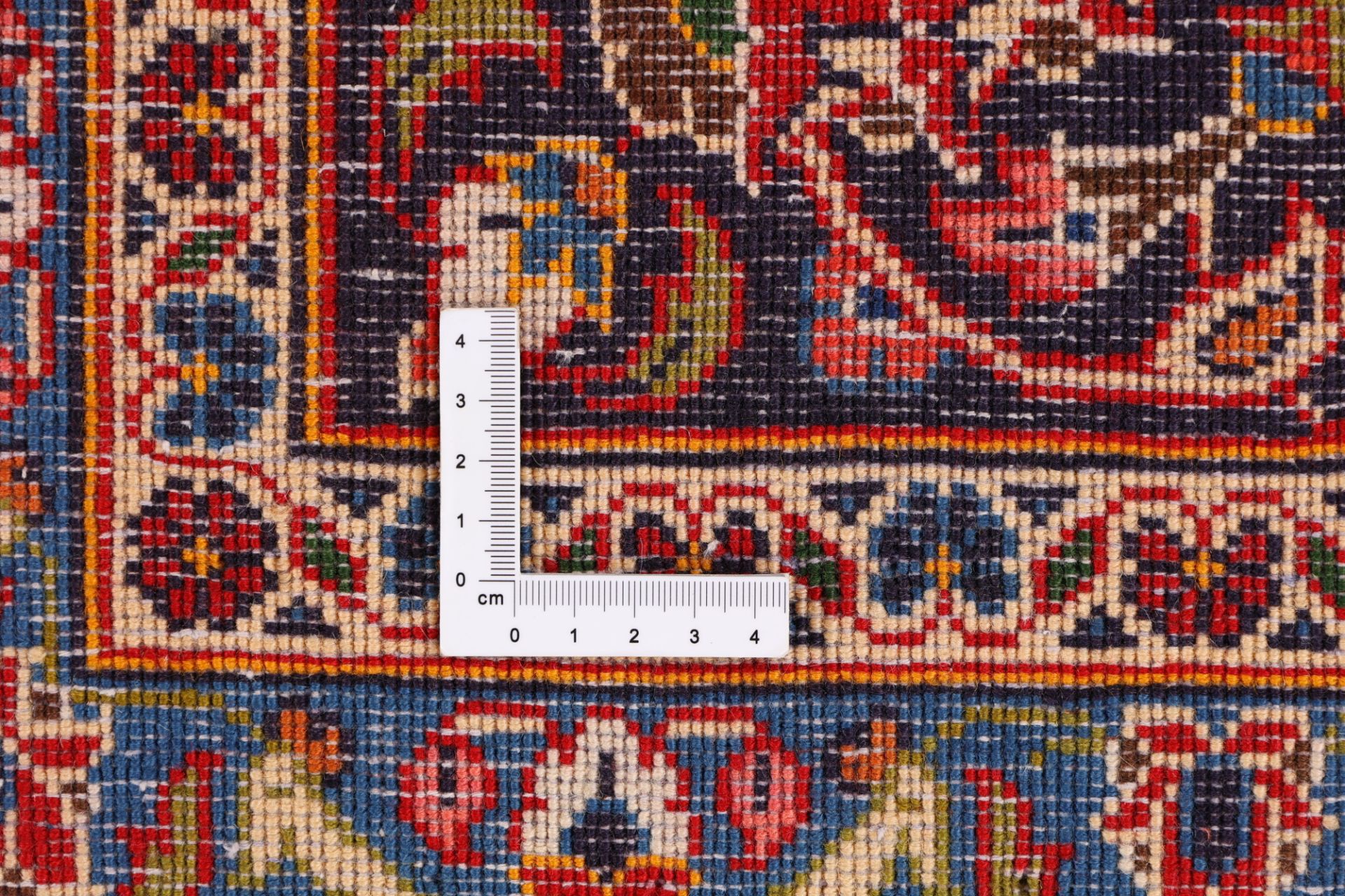 Handgeknüpfter Kashan Perserteppich, 211 × 323 cm, Wolle