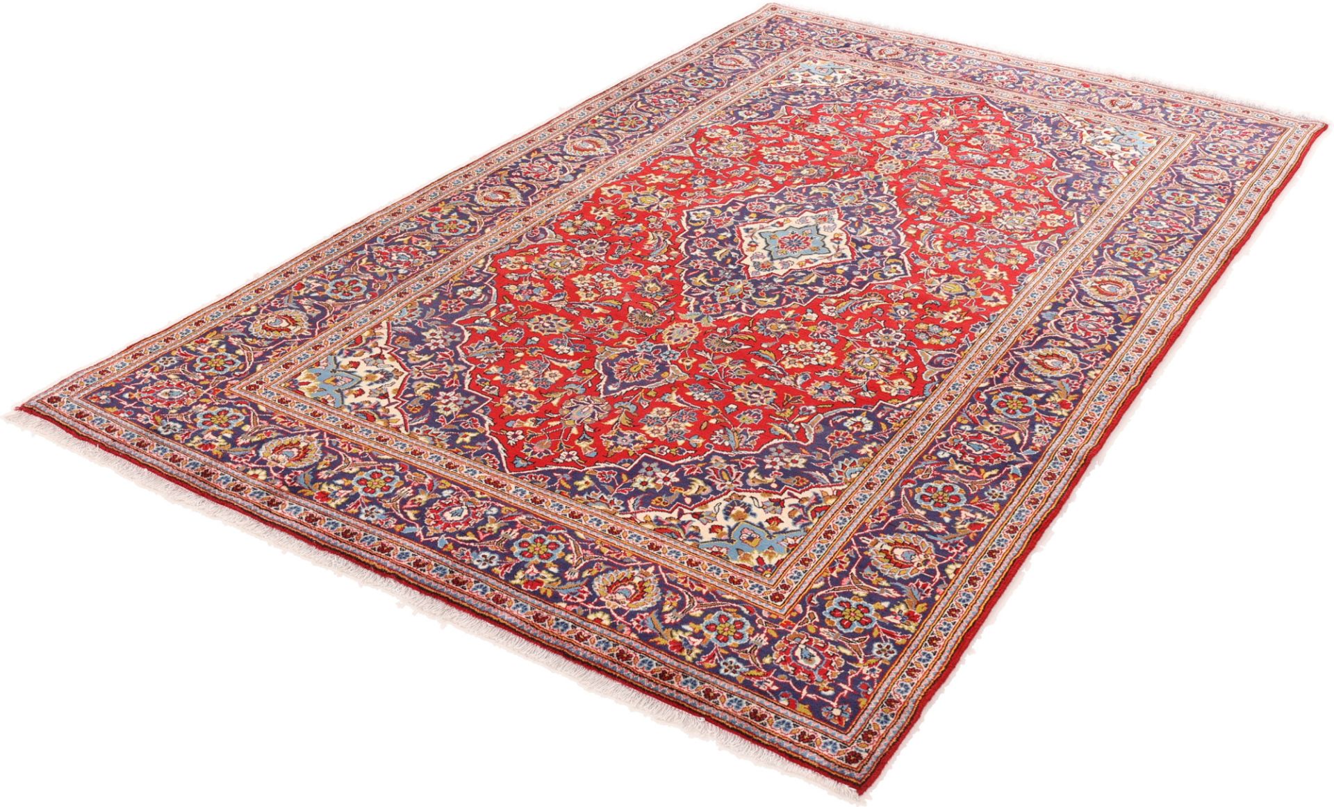 Handgeknüpfter Kashan Perserteppich 194 × 323 cm