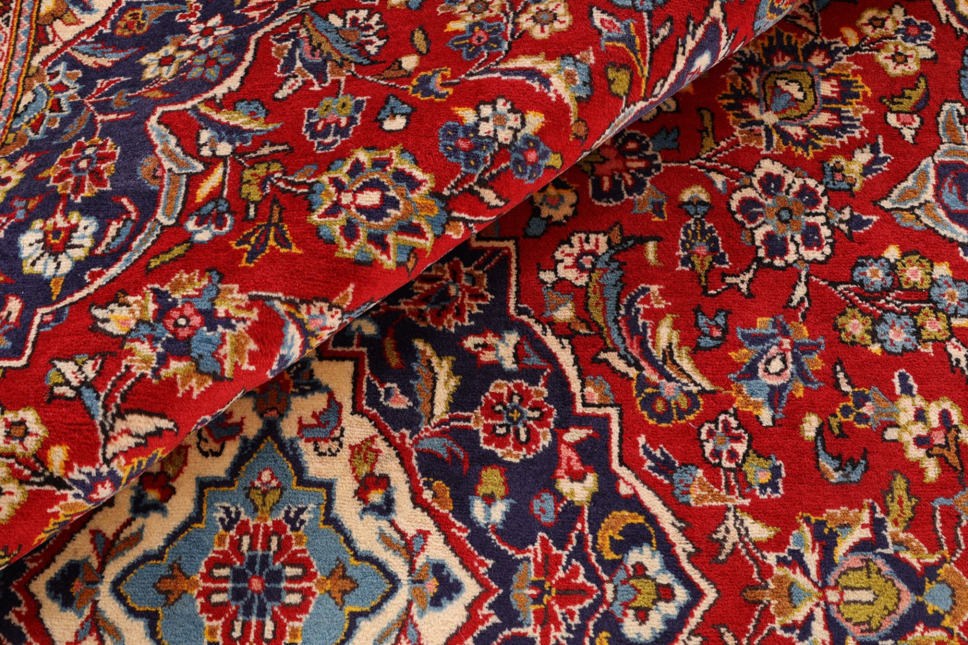 Handgeknüpfter Kashan Perserteppich 194 × 323 cm