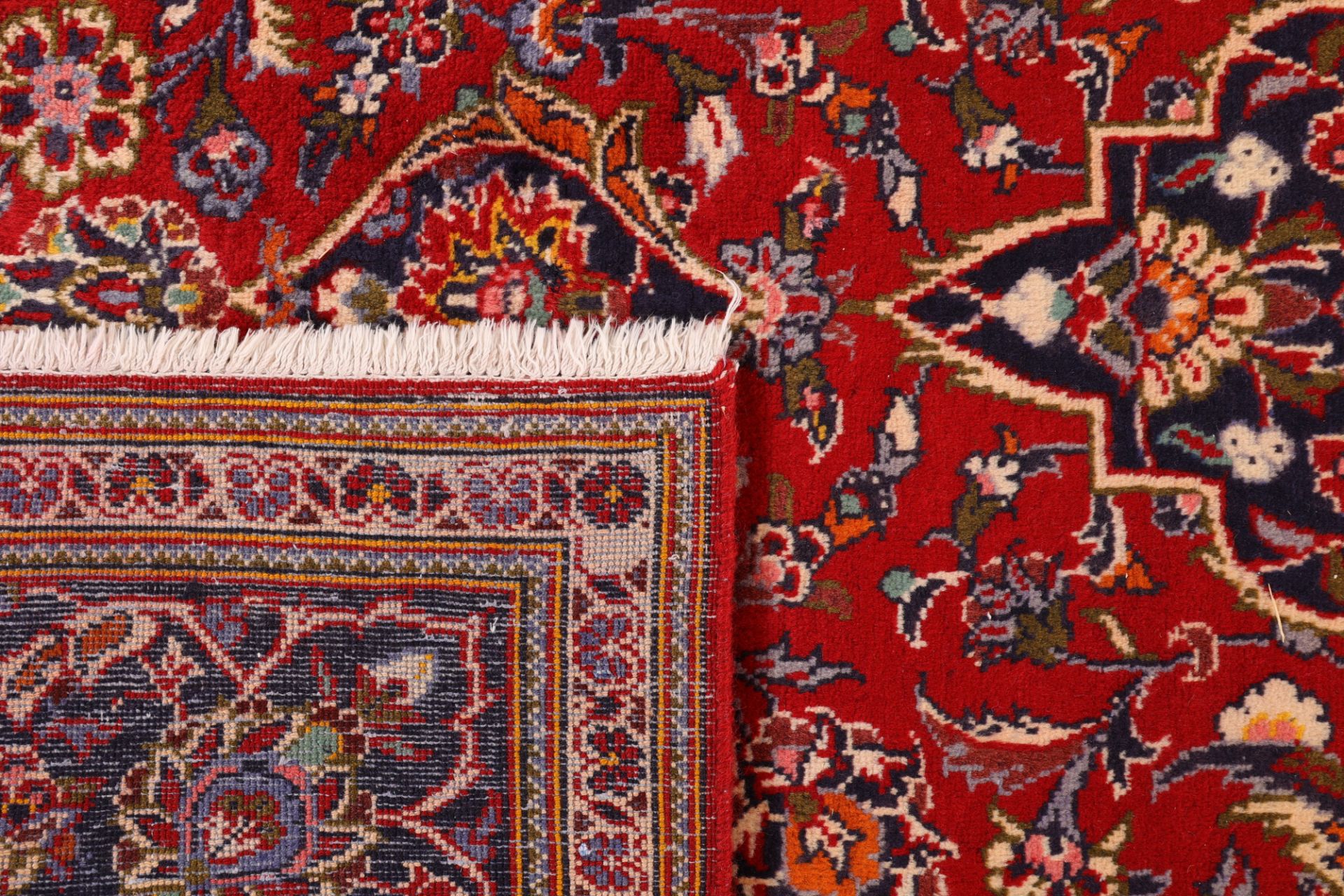 Handgeknüpfter Kashan Perserteppich, 193 × 295 cm, Wolle
