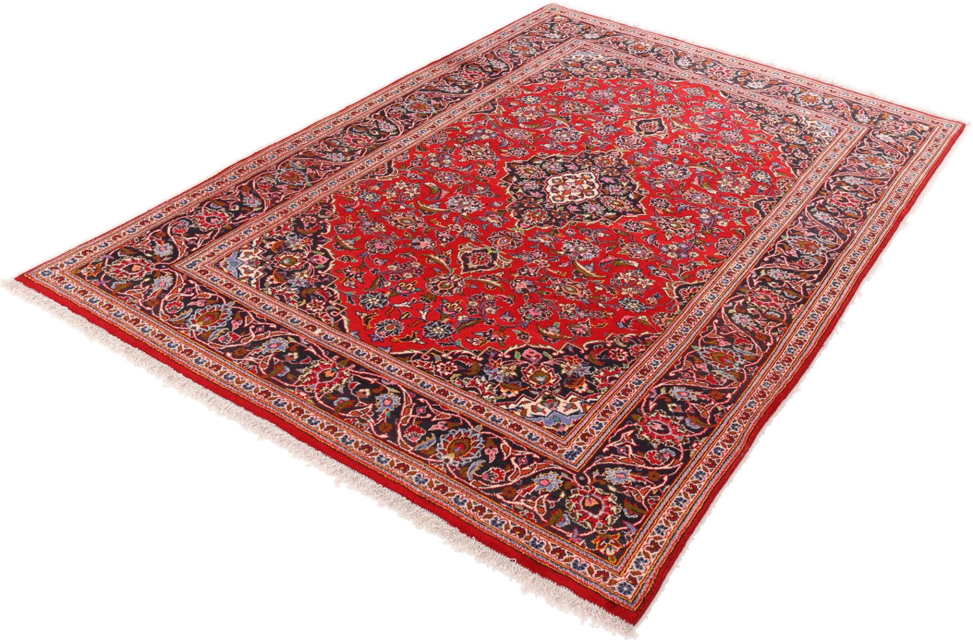 Kashan Perserteppich aus Iran, 198 × 294 cm