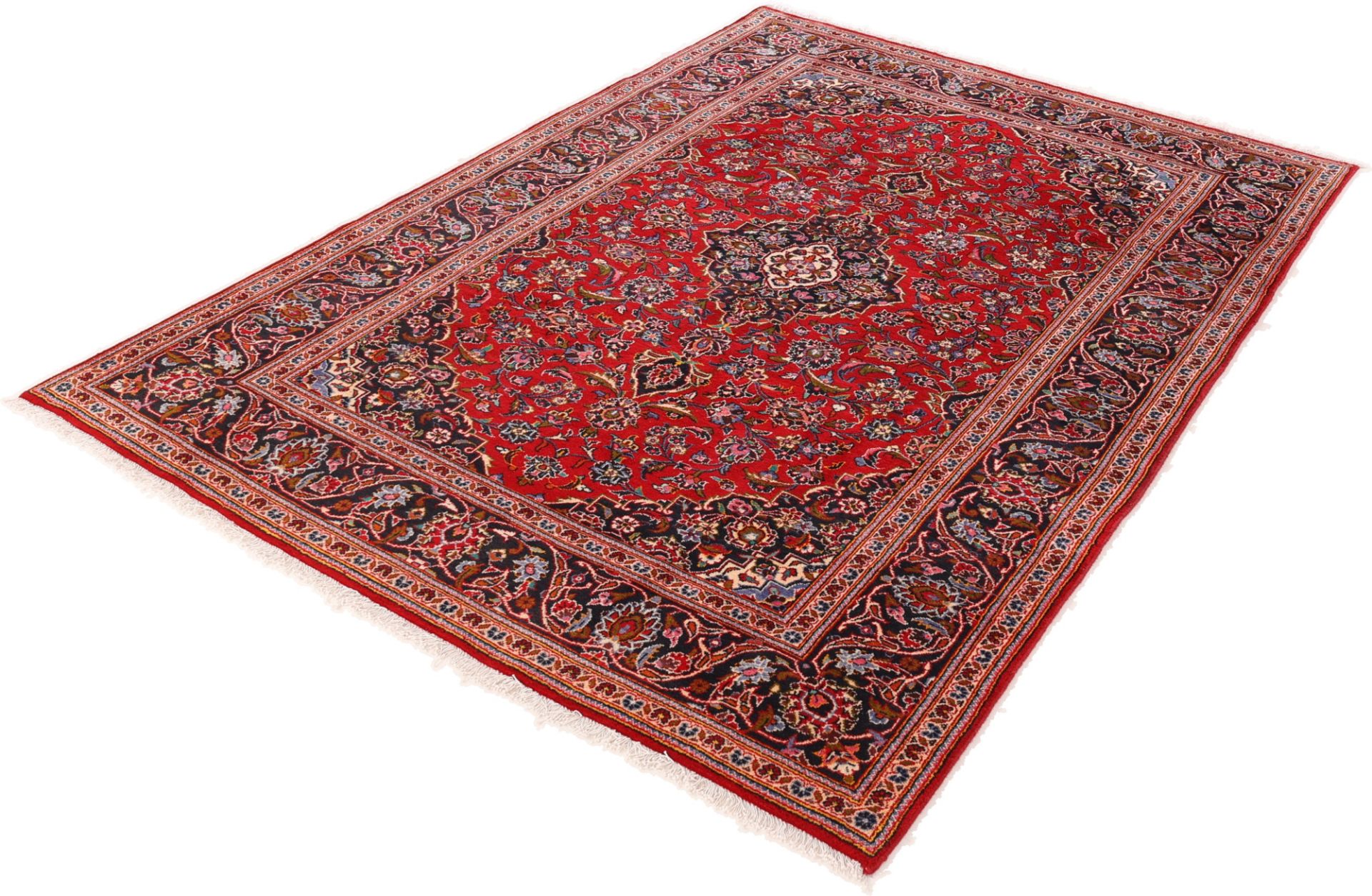 Kashan Perserteppich aus Iran, 198 × 294 cm
