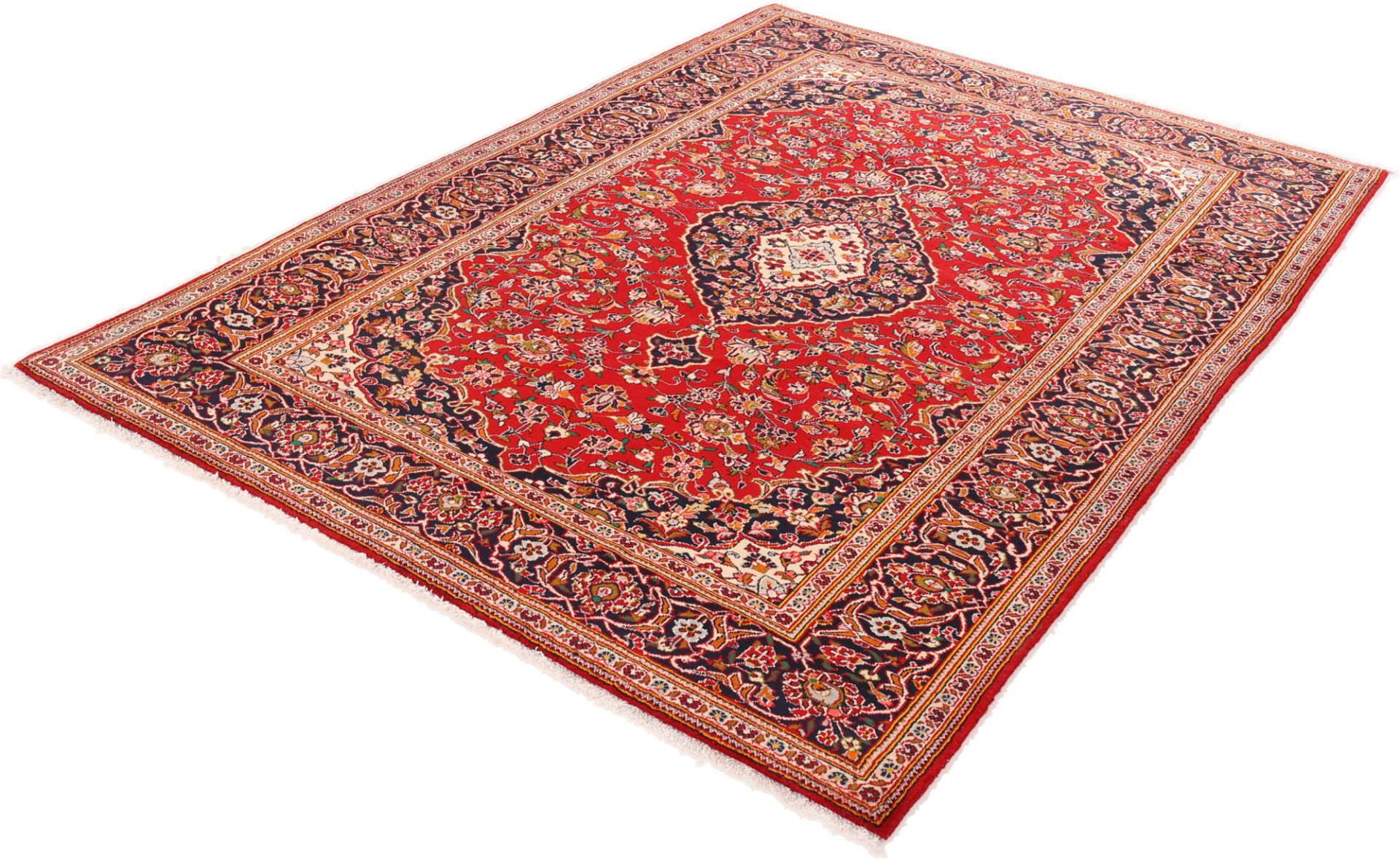Kashan Perserteppich aus Iran, 212 × 305 cm