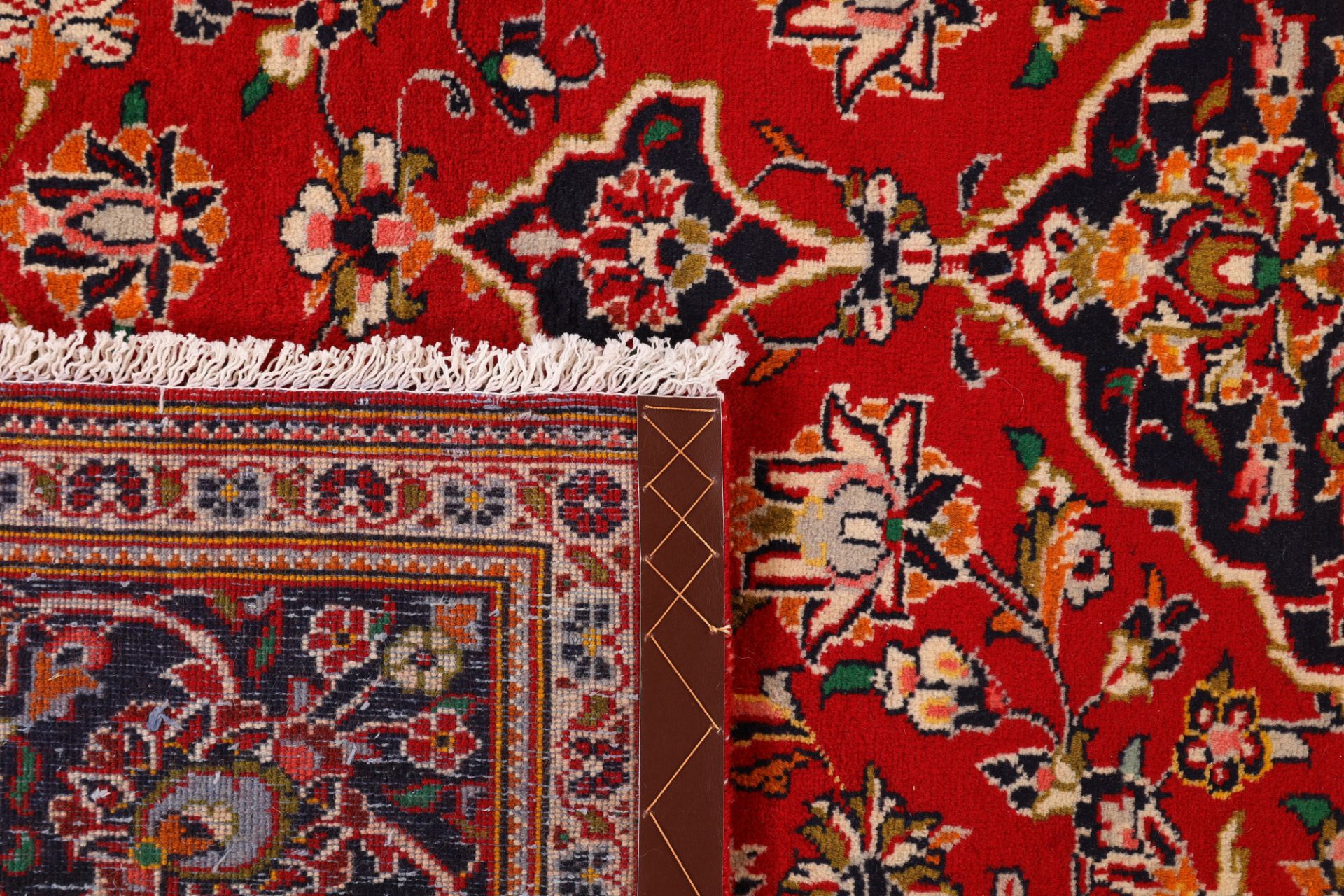 Kashan Perserteppich aus Iran, 212 × 305 cm