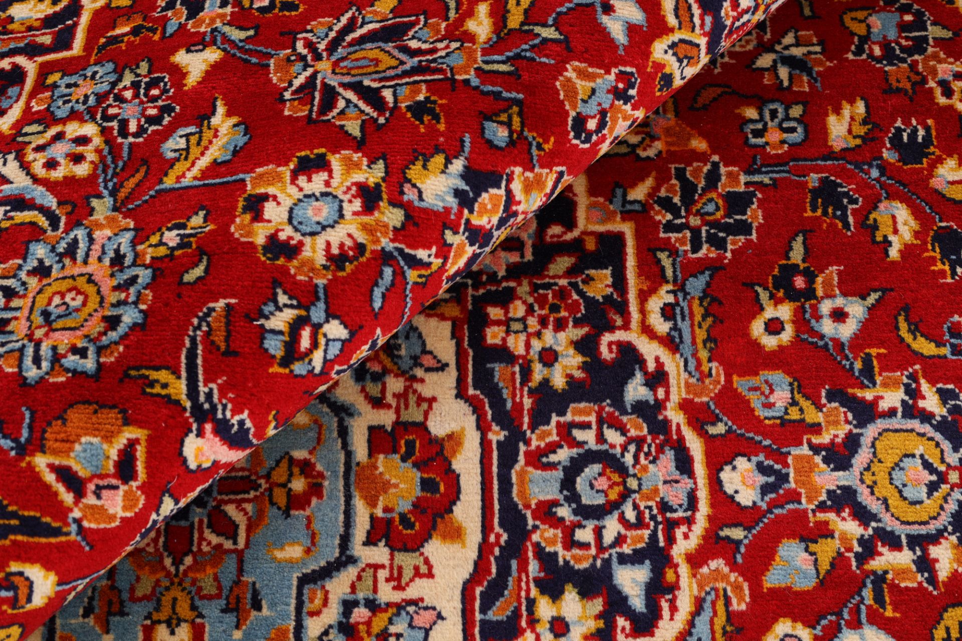 Kashan Perserteppich aus Iran, 196 × 324 cm