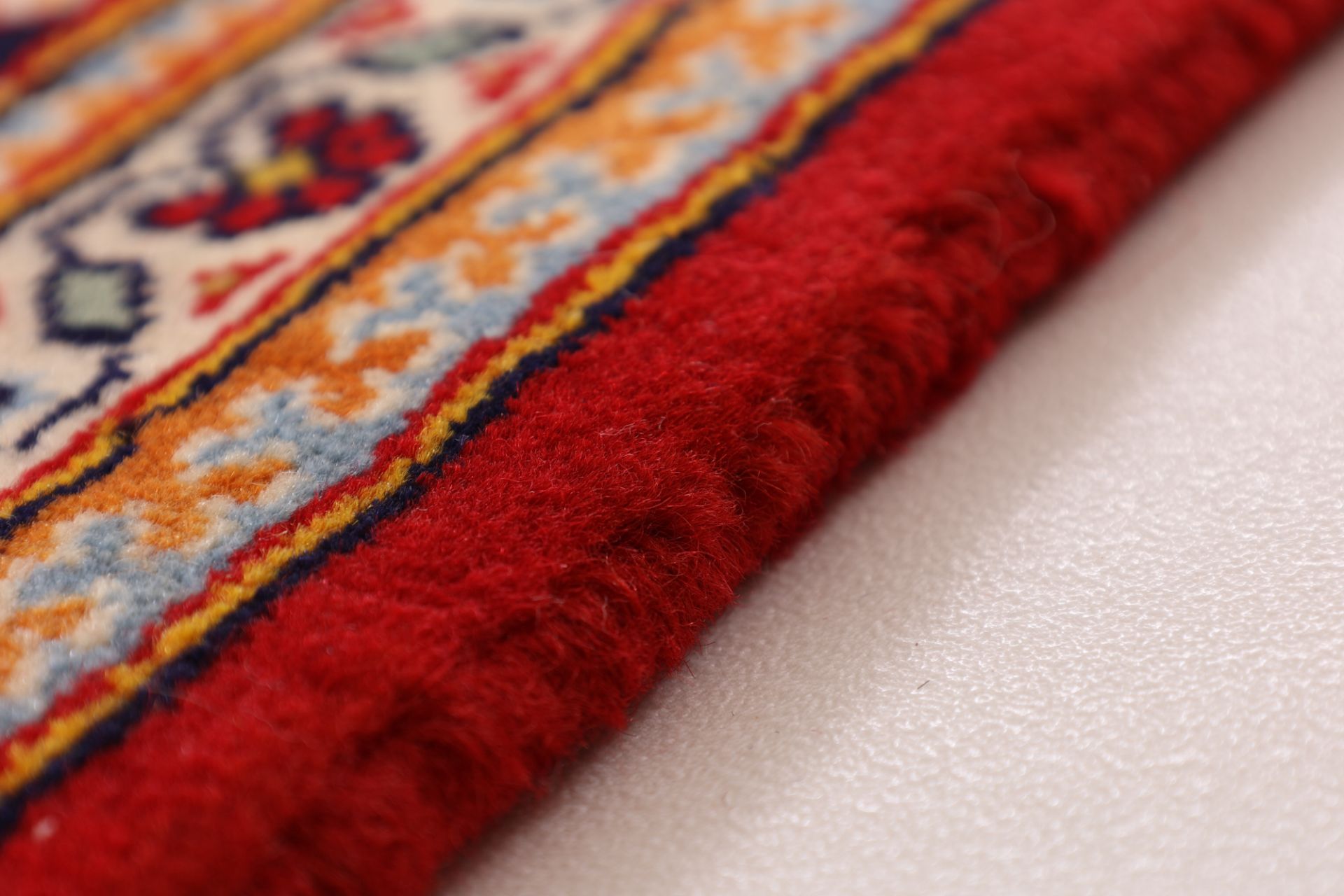 Handgeknüpfter Kashan Perserteppich, 206 × 317 cm, Wolle