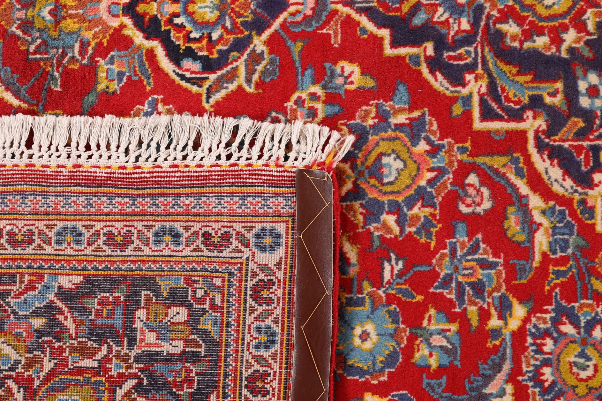 Kashan Perserteppich 223 × 318 cm aus Wolle, handgeknüpft