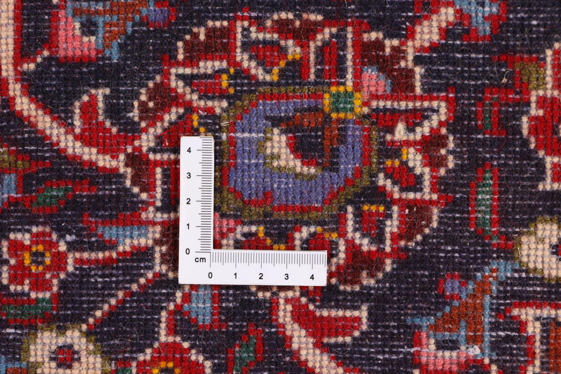 Handgeknüpfter Kashan Perserteppich, 208 × 315 cm, Wolle & Seide