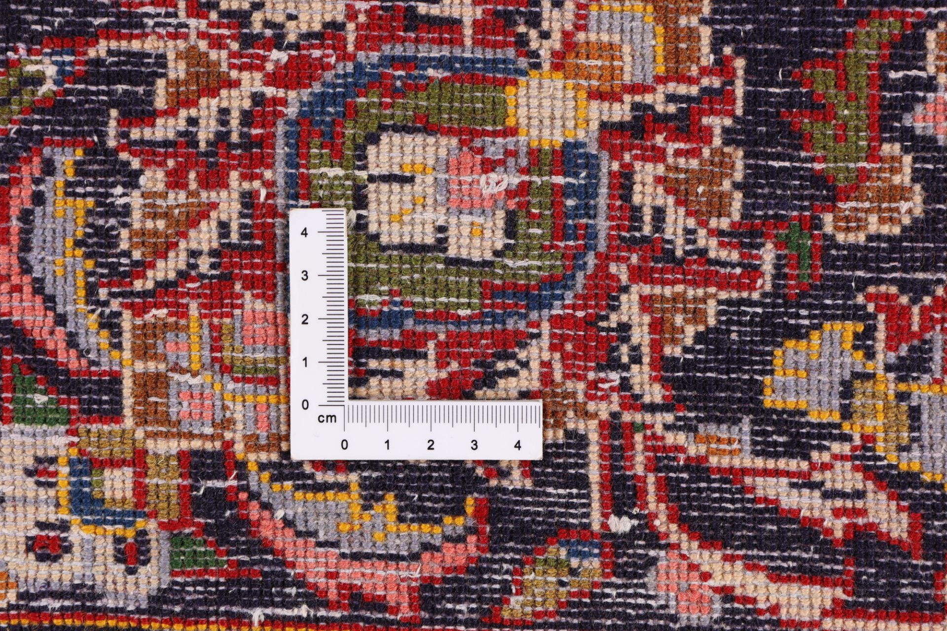 Handgeknüpfter Kashan Perserteppich, 210 × 297 cm, Wolle & Seide