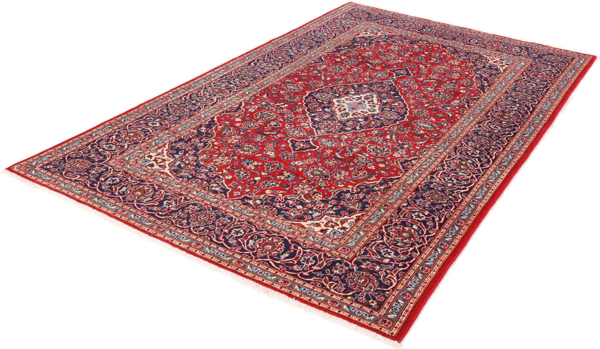Handgeknüpfter Kashan Perserteppich 205 × 325 cm