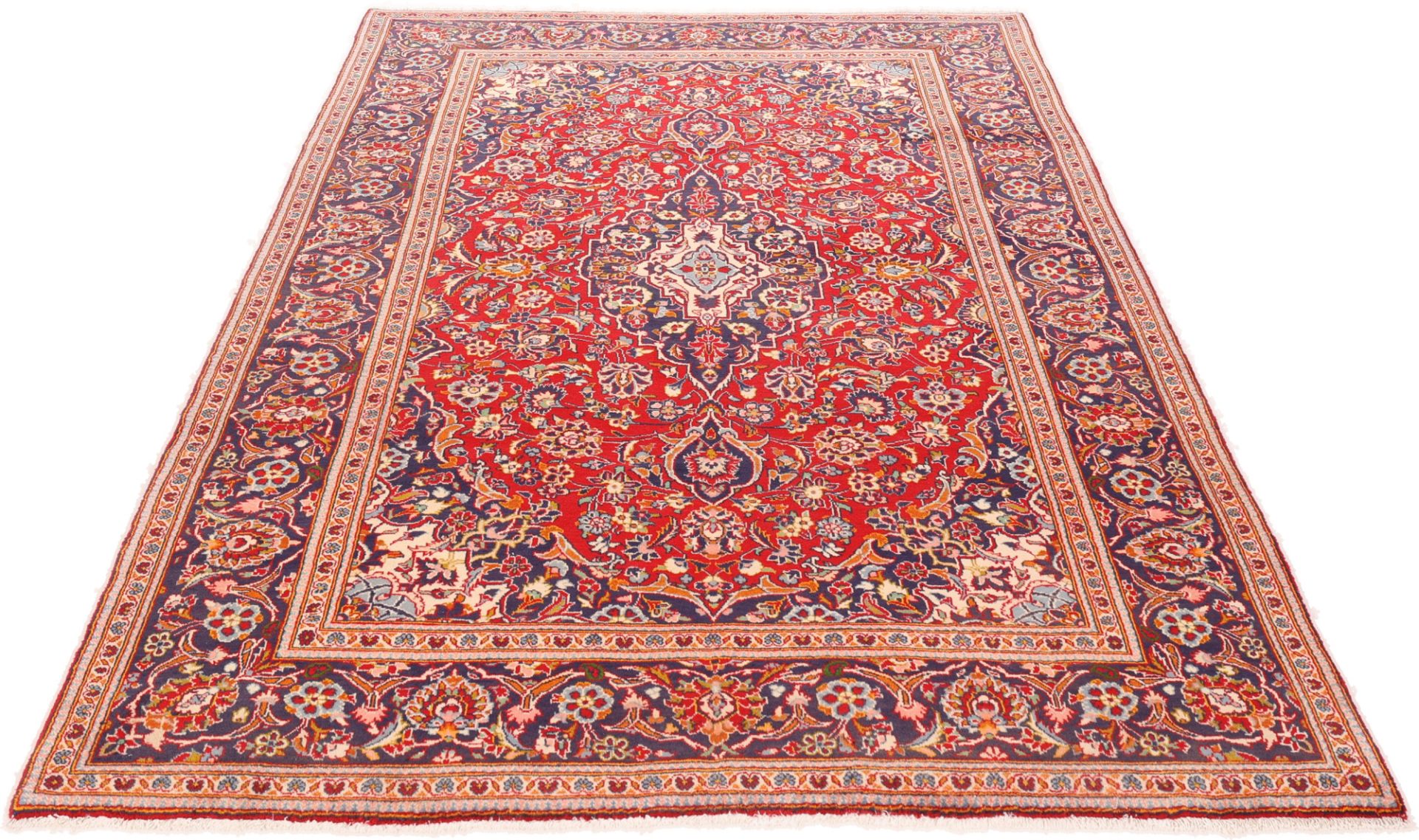 Kashan Perserteppich aus Iran, 200 × 310 cm
