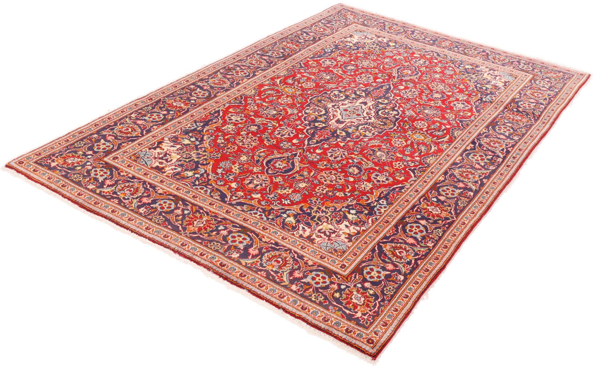 Kashan Perserteppich aus Iran, 200 × 310 cm