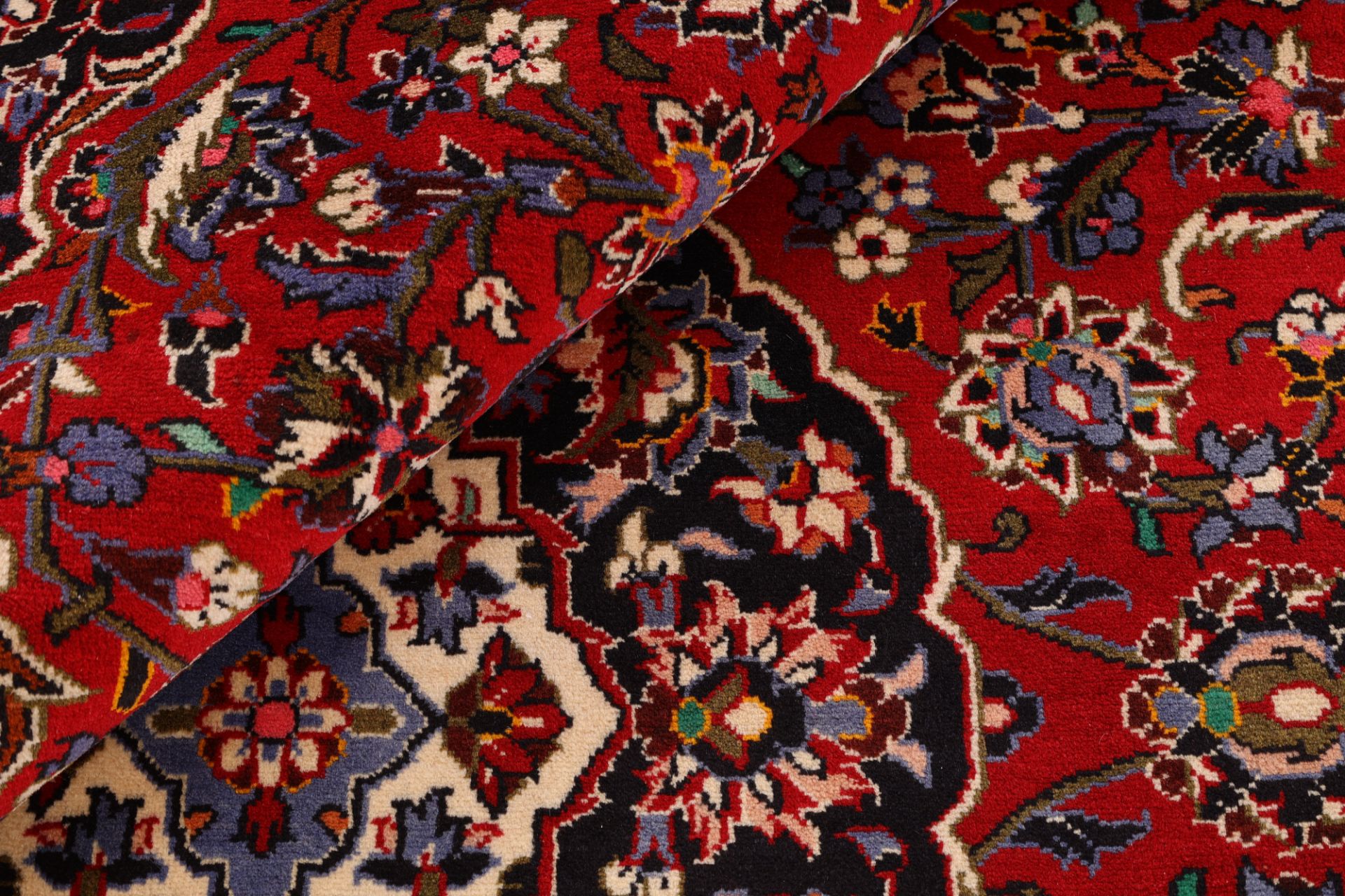 Handgeknüpfter Kashan Perserteppich, 207 × 322 cm, Wolle