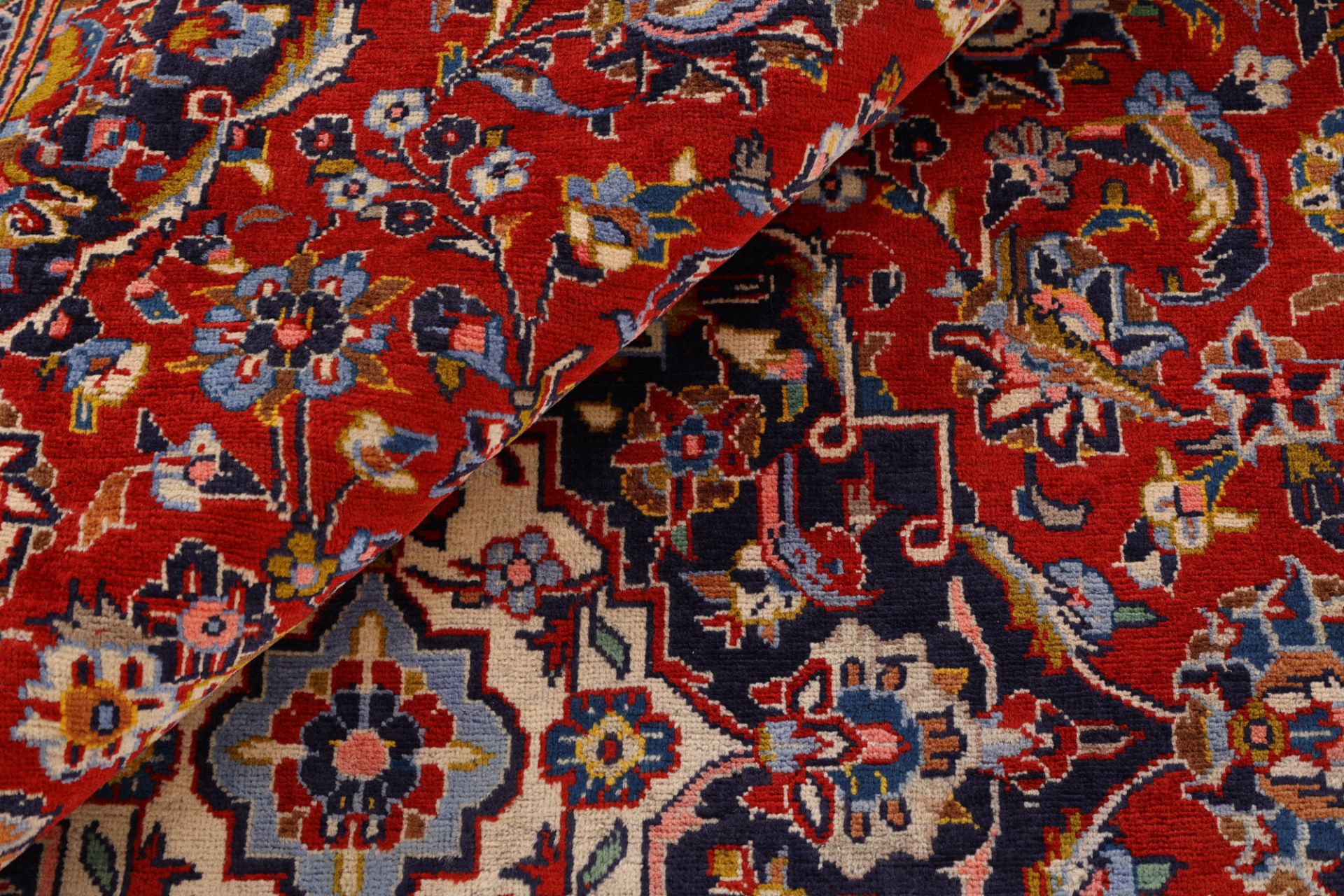 Kashan Perserteppich aus Iran, 204 × 307 cm