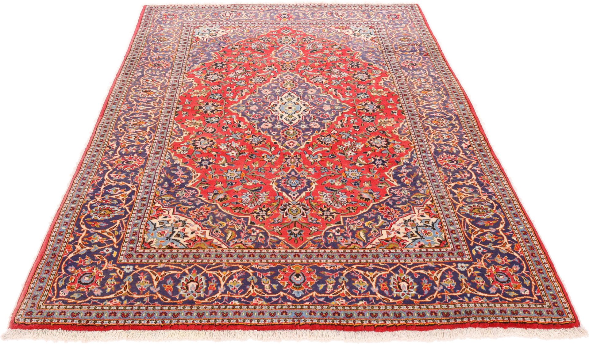 Handgeknüpfter Kashan Perserteppich 209 × 310 cm