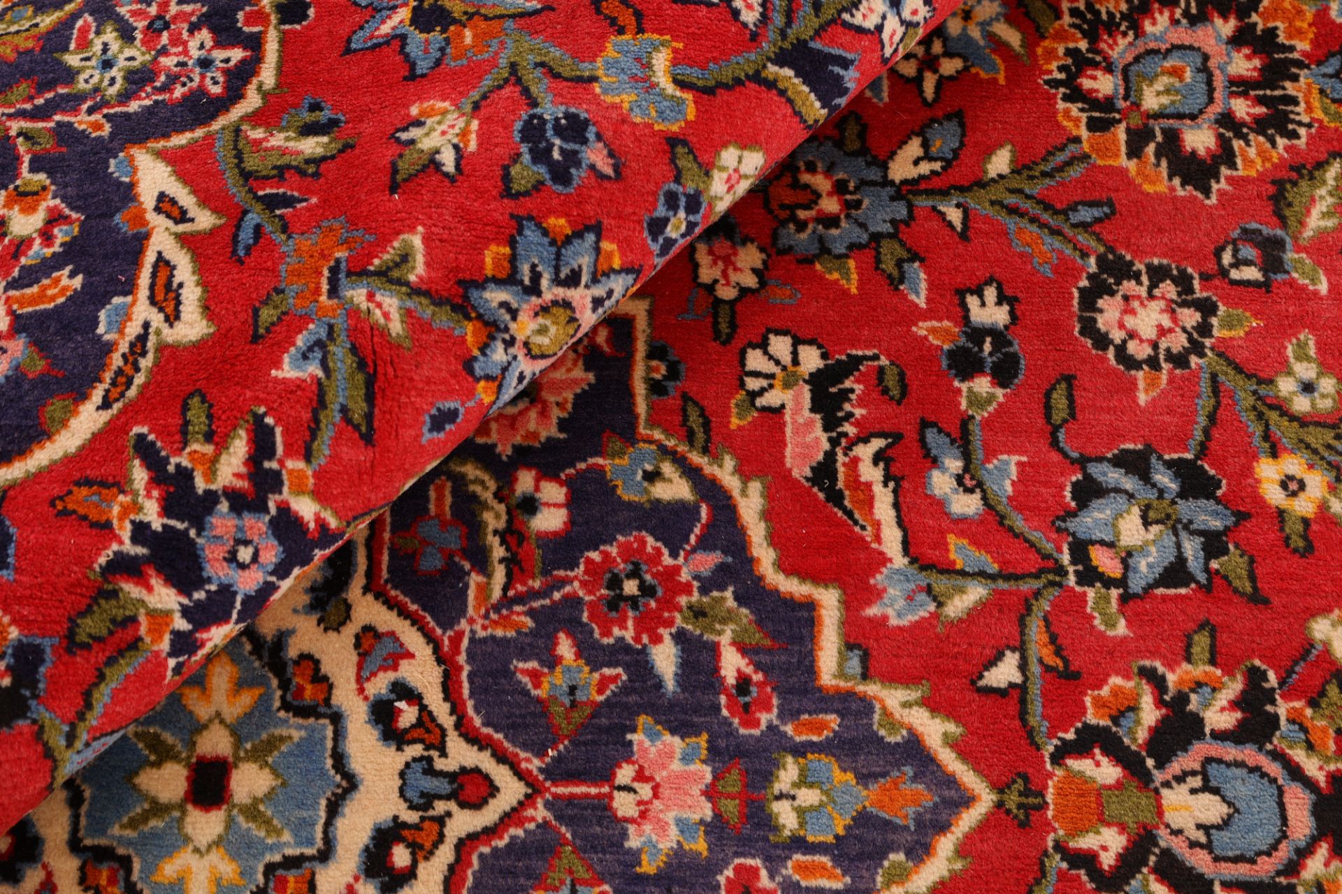 Handgeknüpfter Kashan Perserteppich 209 × 310 cm