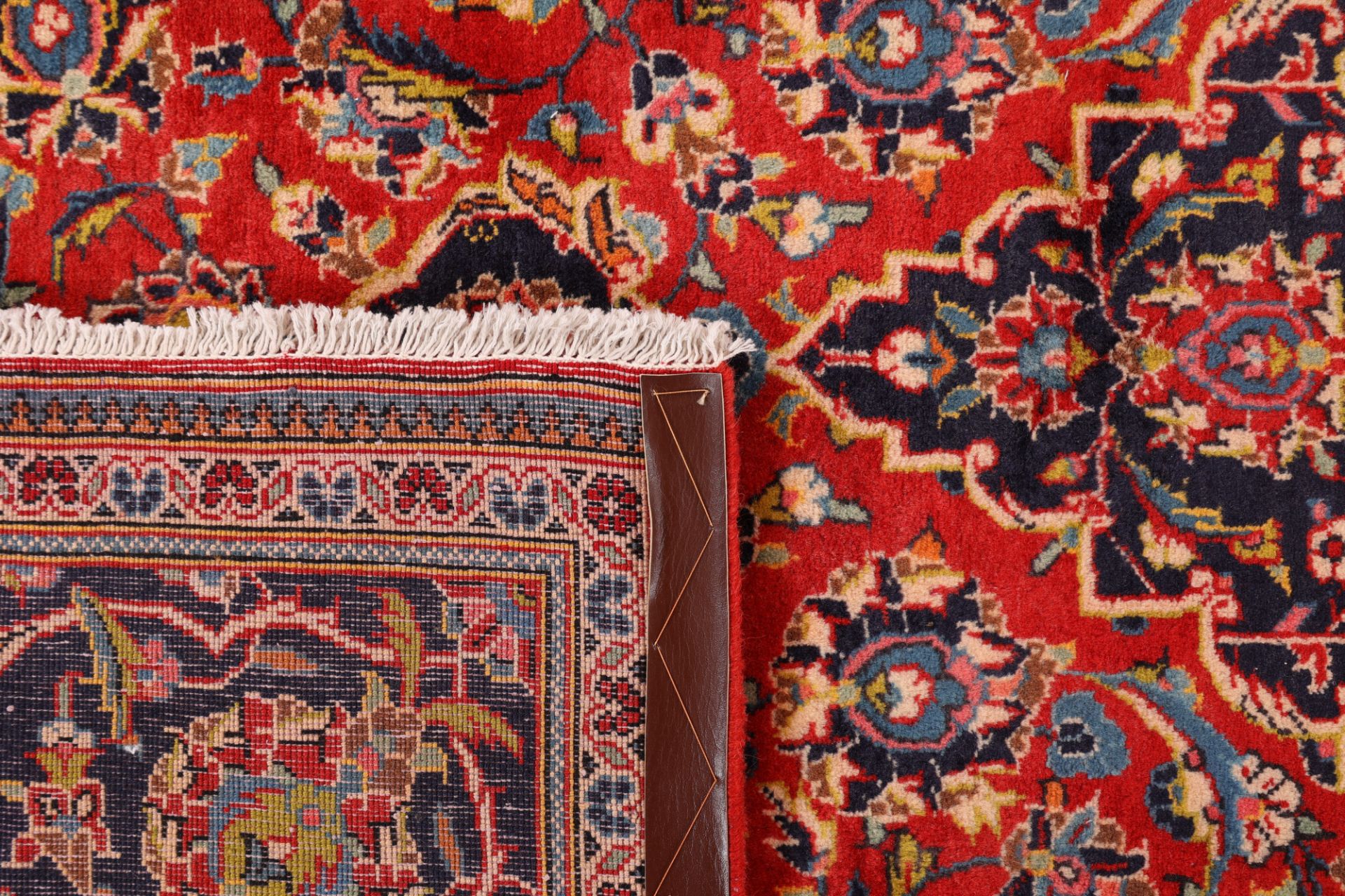 Handgeknüpfter Kashan Perserteppich 196 × 321 cm