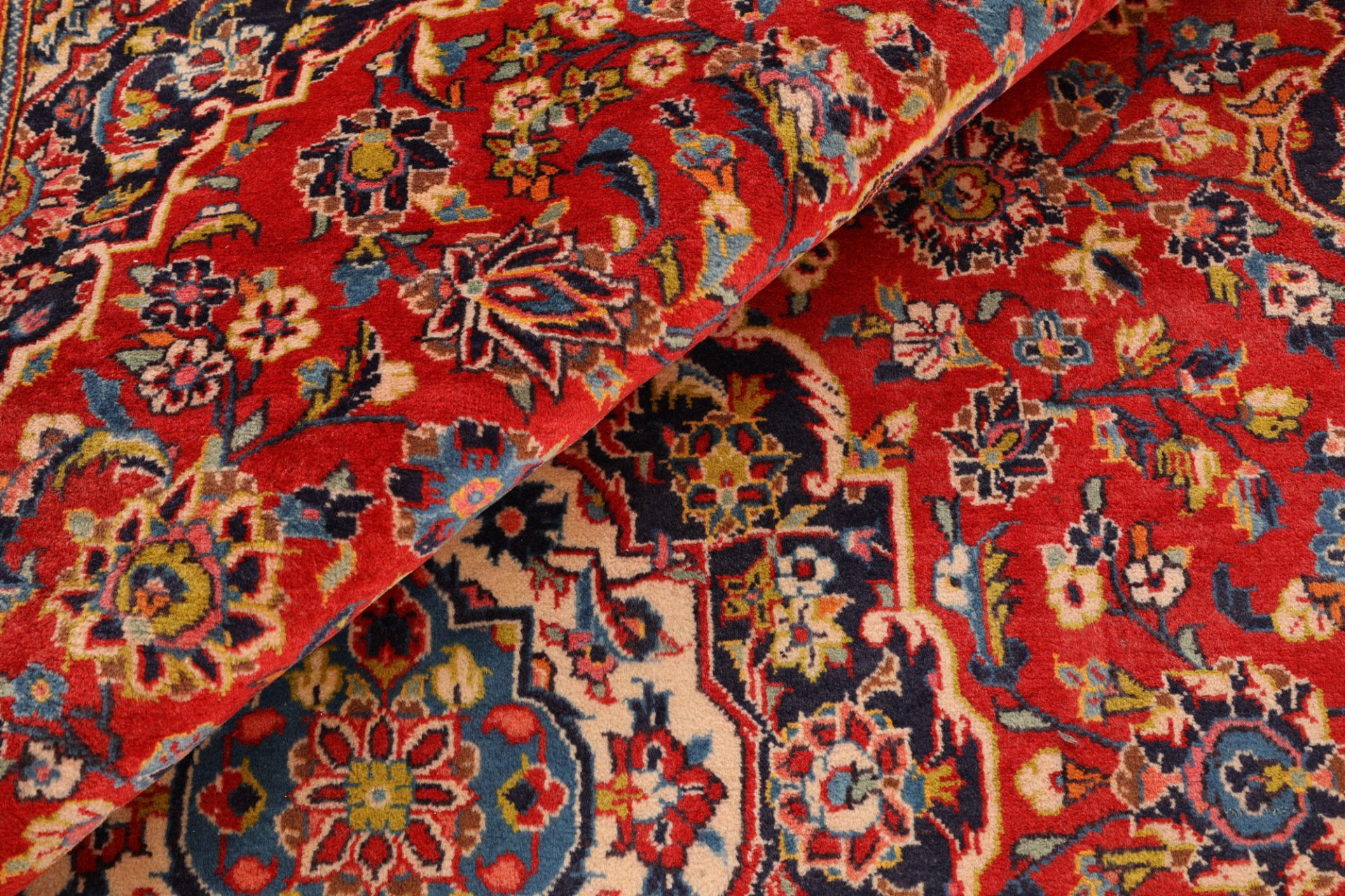 Handgeknüpfter Kashan Perserteppich 196 × 321 cm