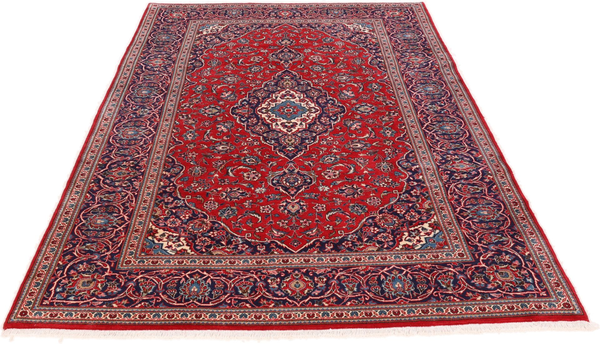 Kashan Perserteppich aus Iran, 200 × 301 cm