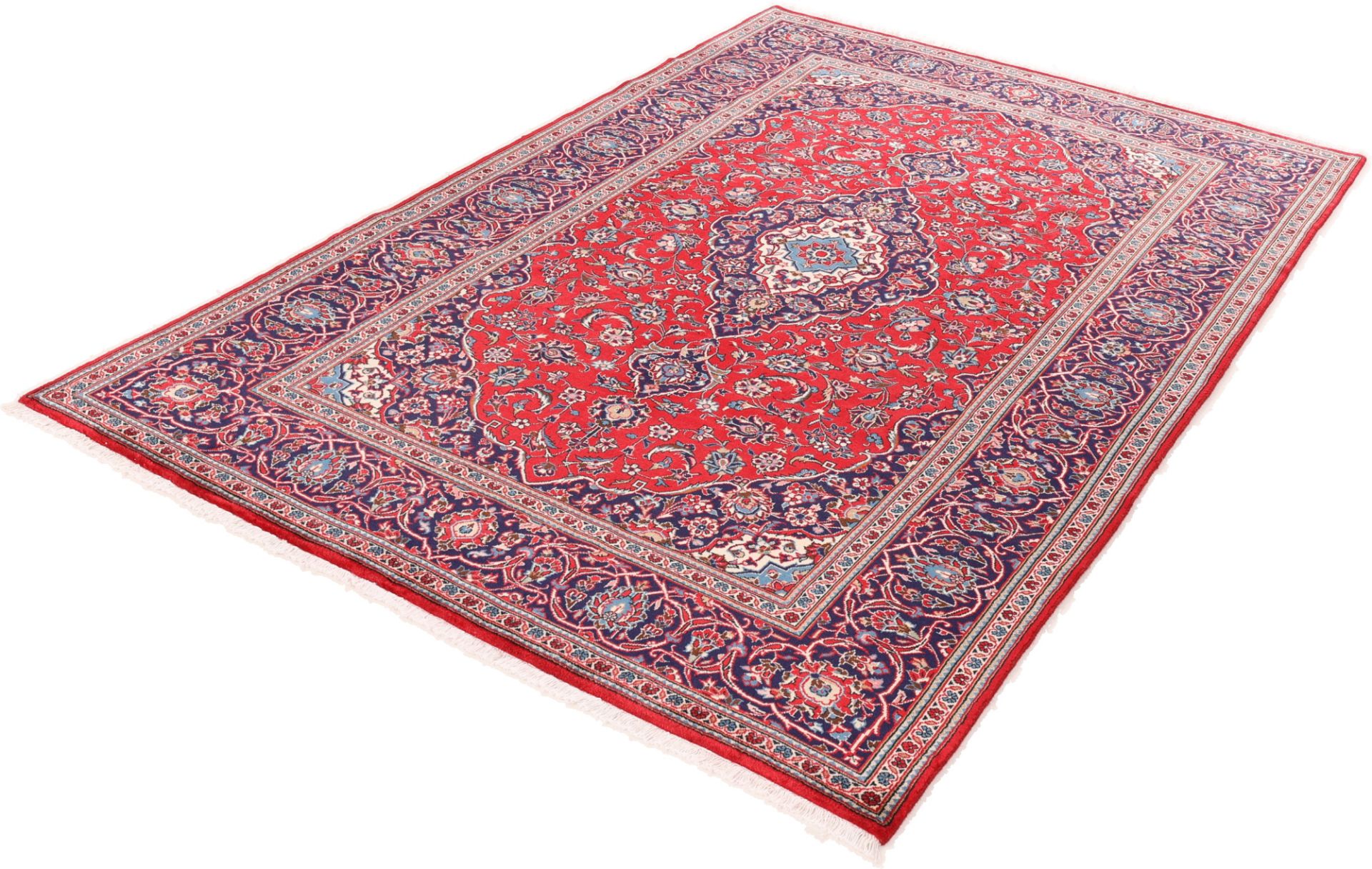 Kashan Perserteppich aus Iran, 200 × 301 cm