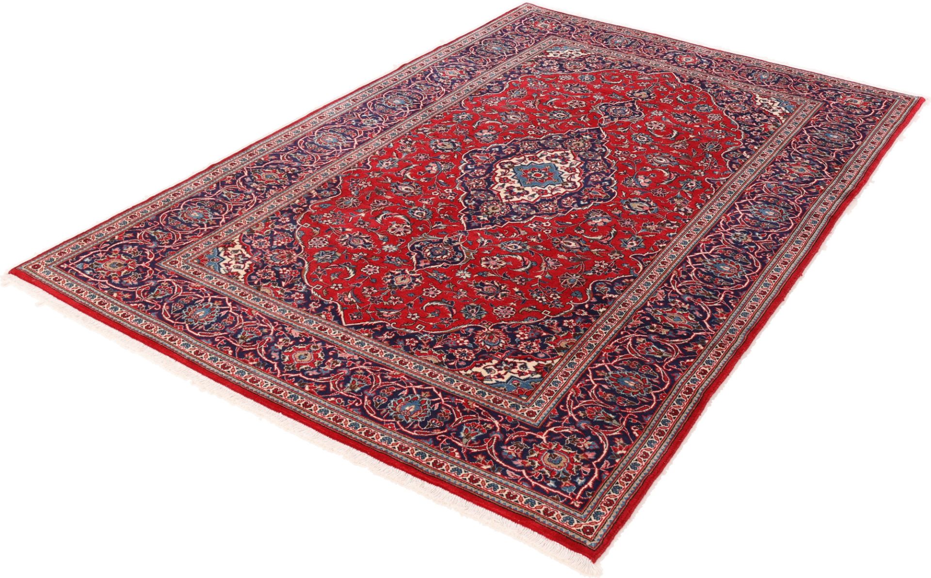 Kashan Perserteppich aus Iran, 200 × 301 cm