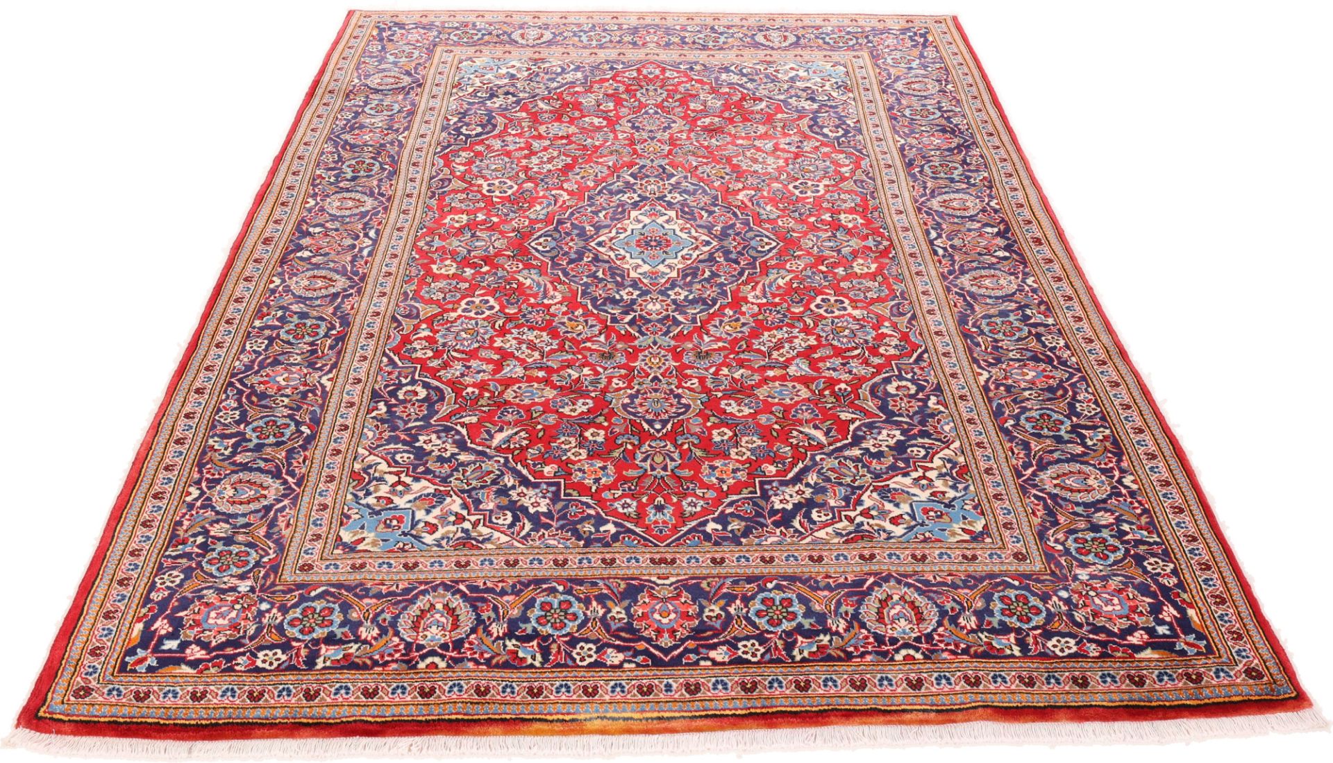 Kashan Perserteppich aus Iran, 203 × 303 cm