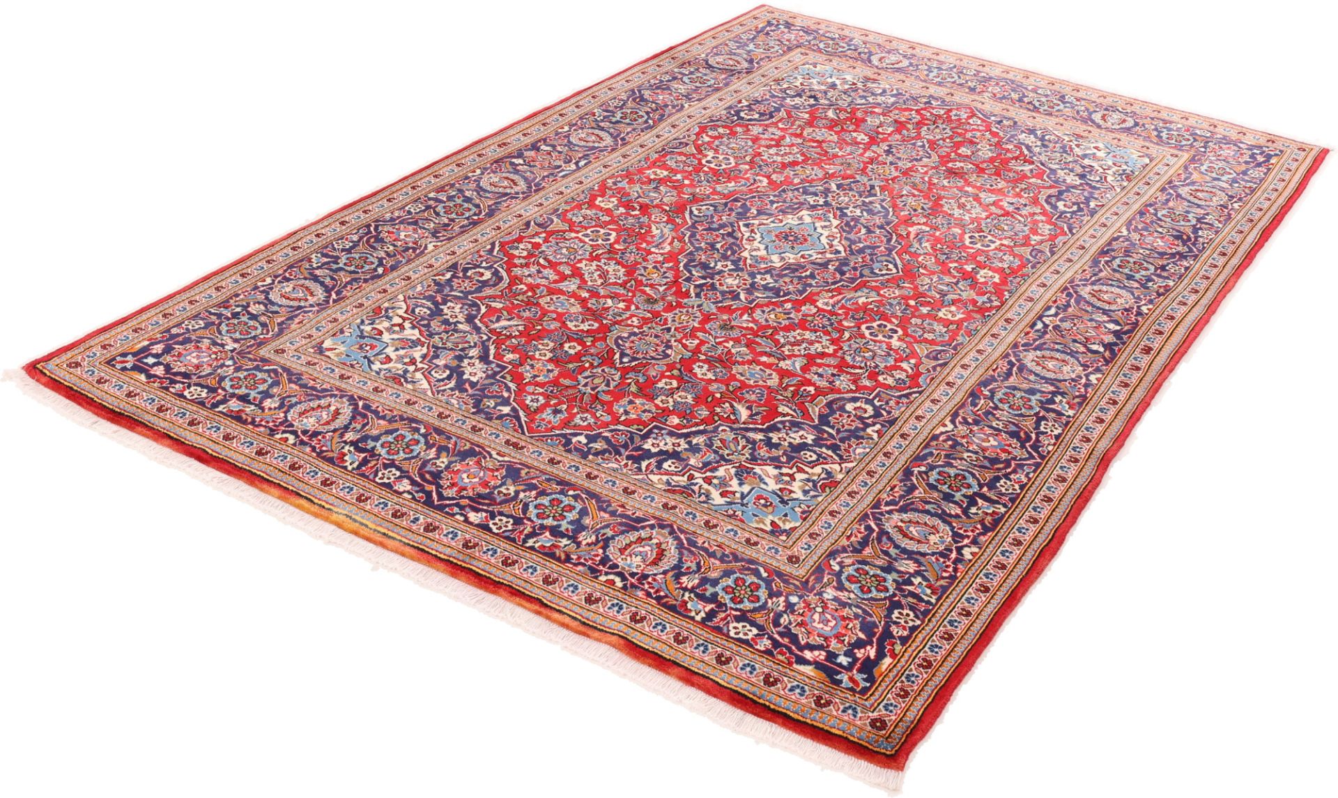Kashan Perserteppich aus Iran, 203 × 303 cm