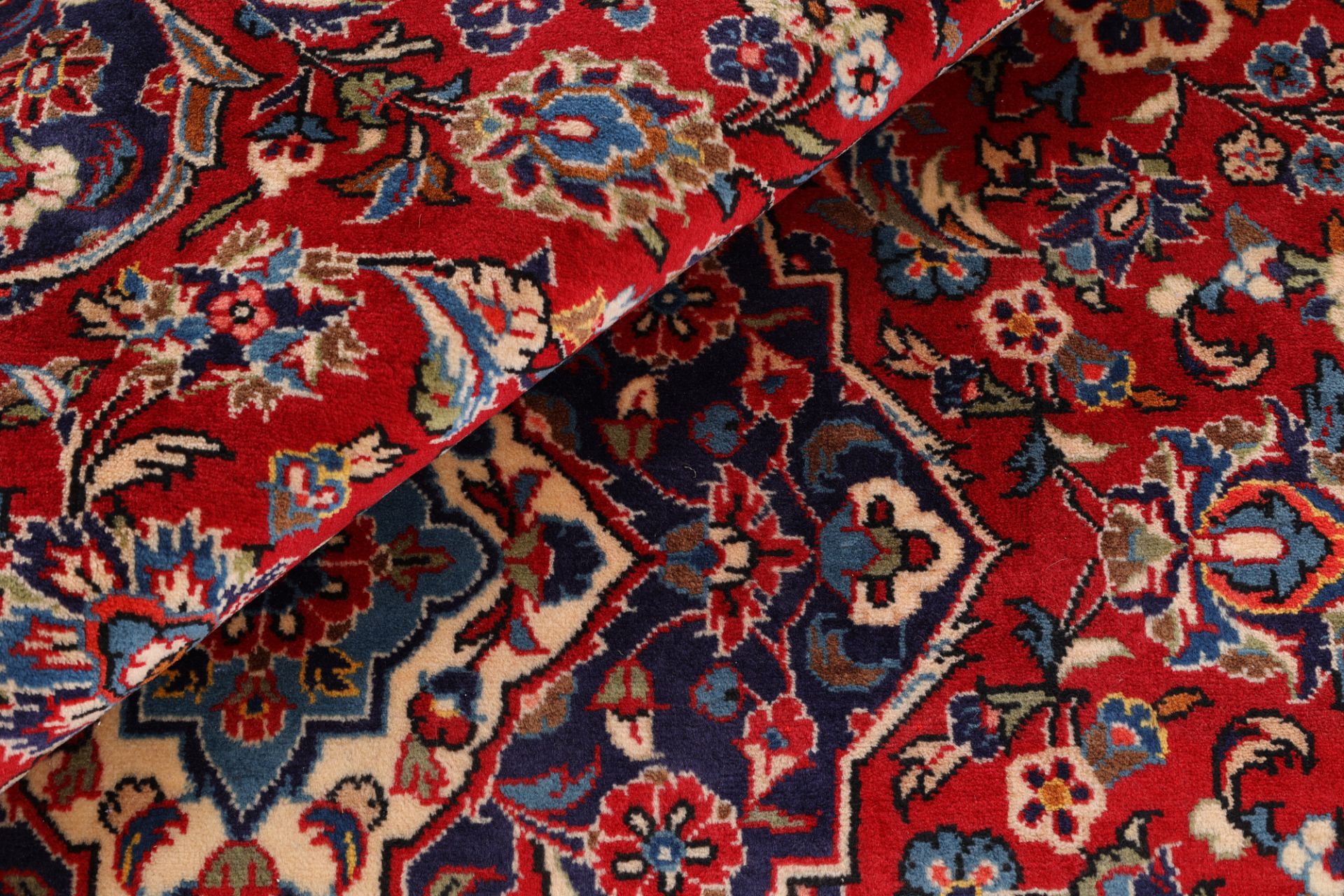 Kashan Perserteppich aus Iran, 203 × 303 cm