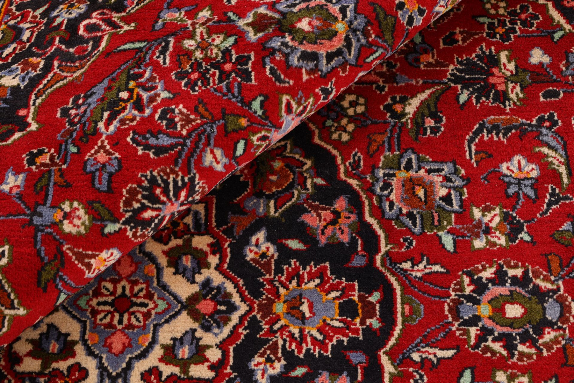 Handgeknüpfter Kashan Perserteppich 200 × 300 cm