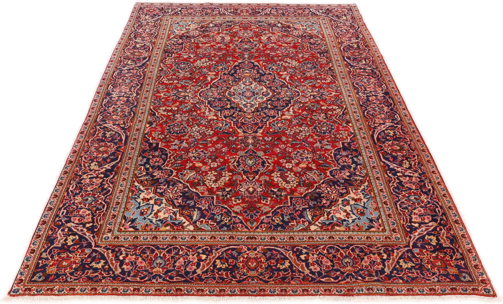 Handgeknüpfter Kashan Perserteppich 200 × 323 cm
