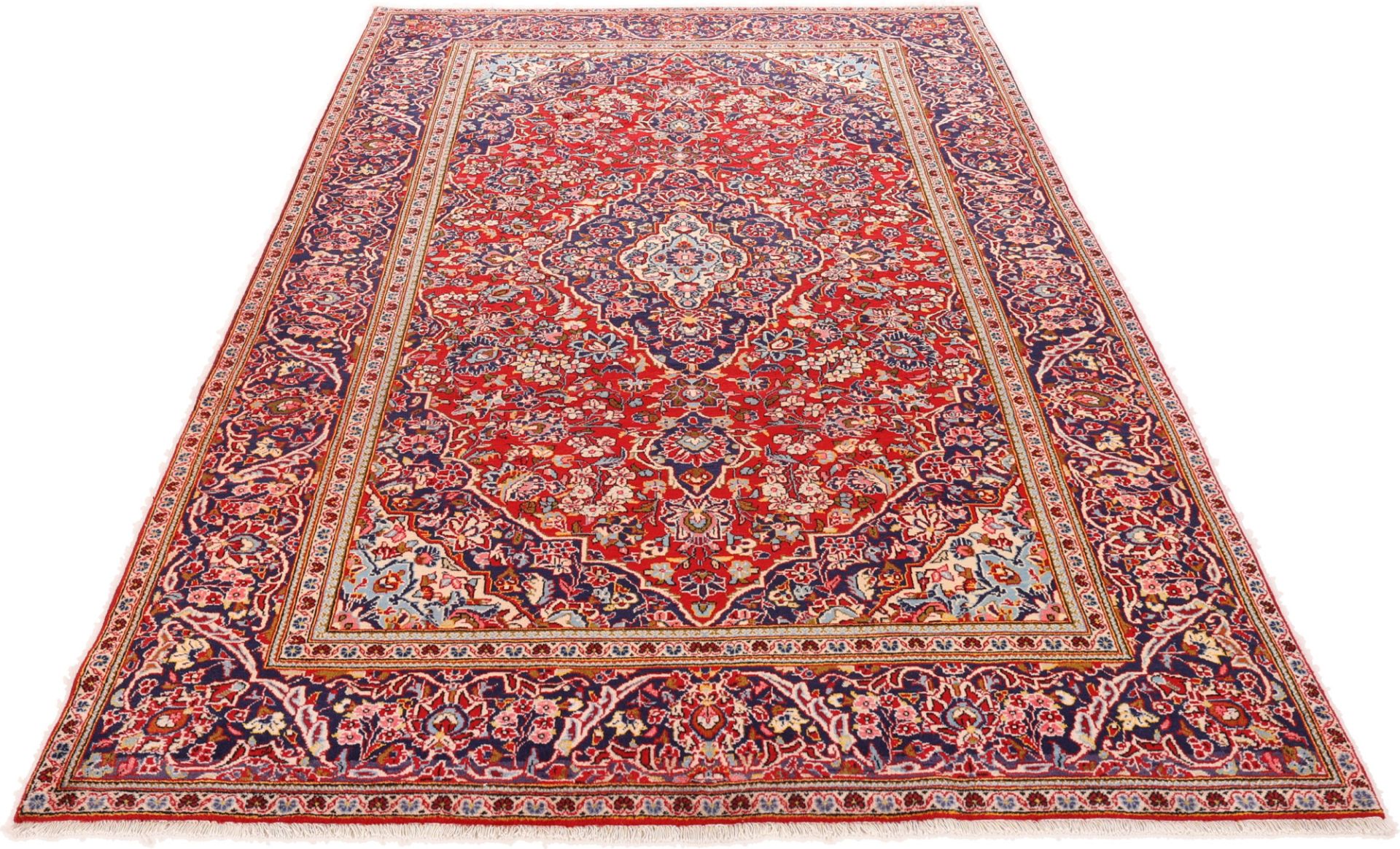 Handgeknüpfter Kashan Perserteppich 200 × 323 cm