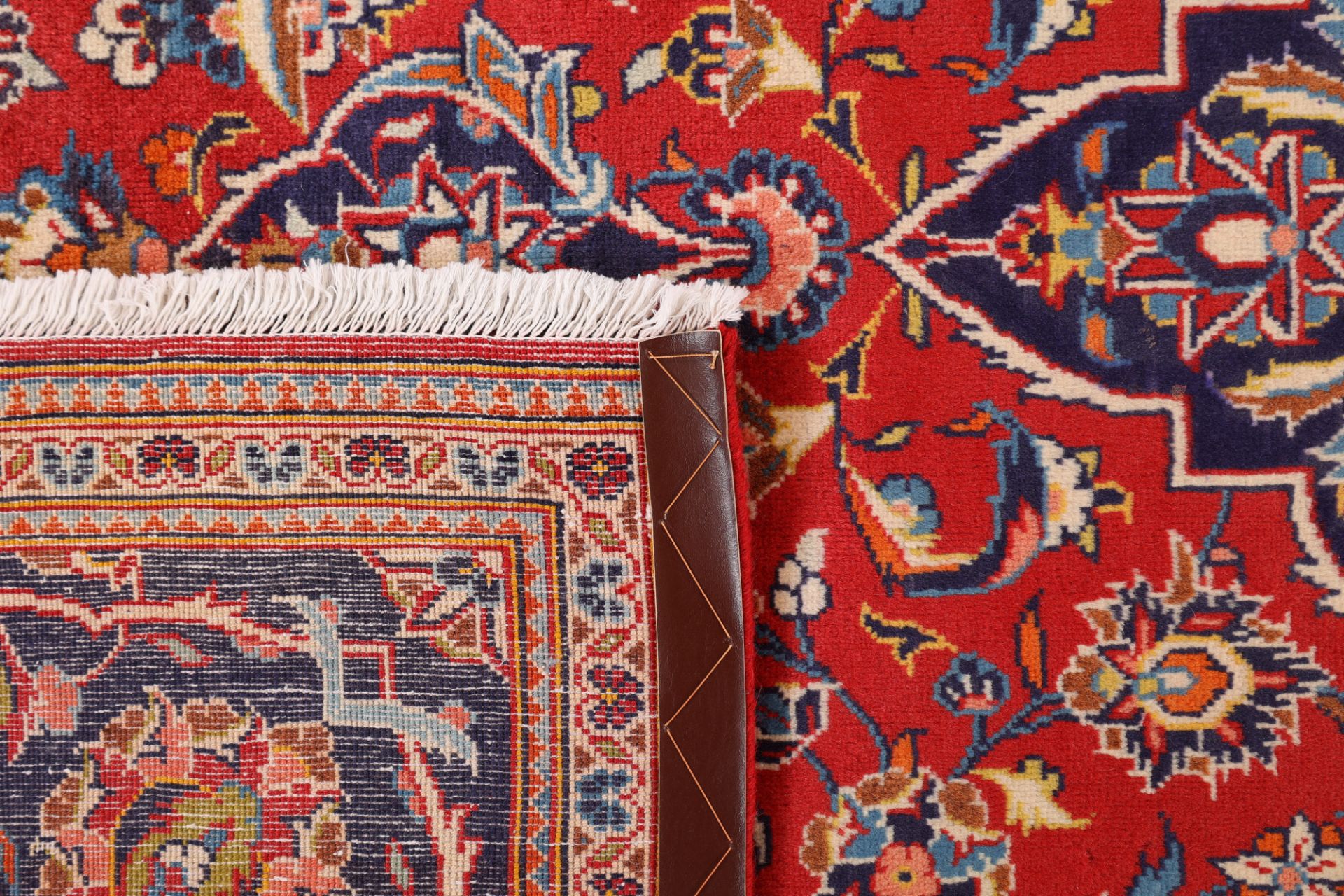 Handgeknüpfter Kashan Perserteppich, 200 × 312 cm, Wolle