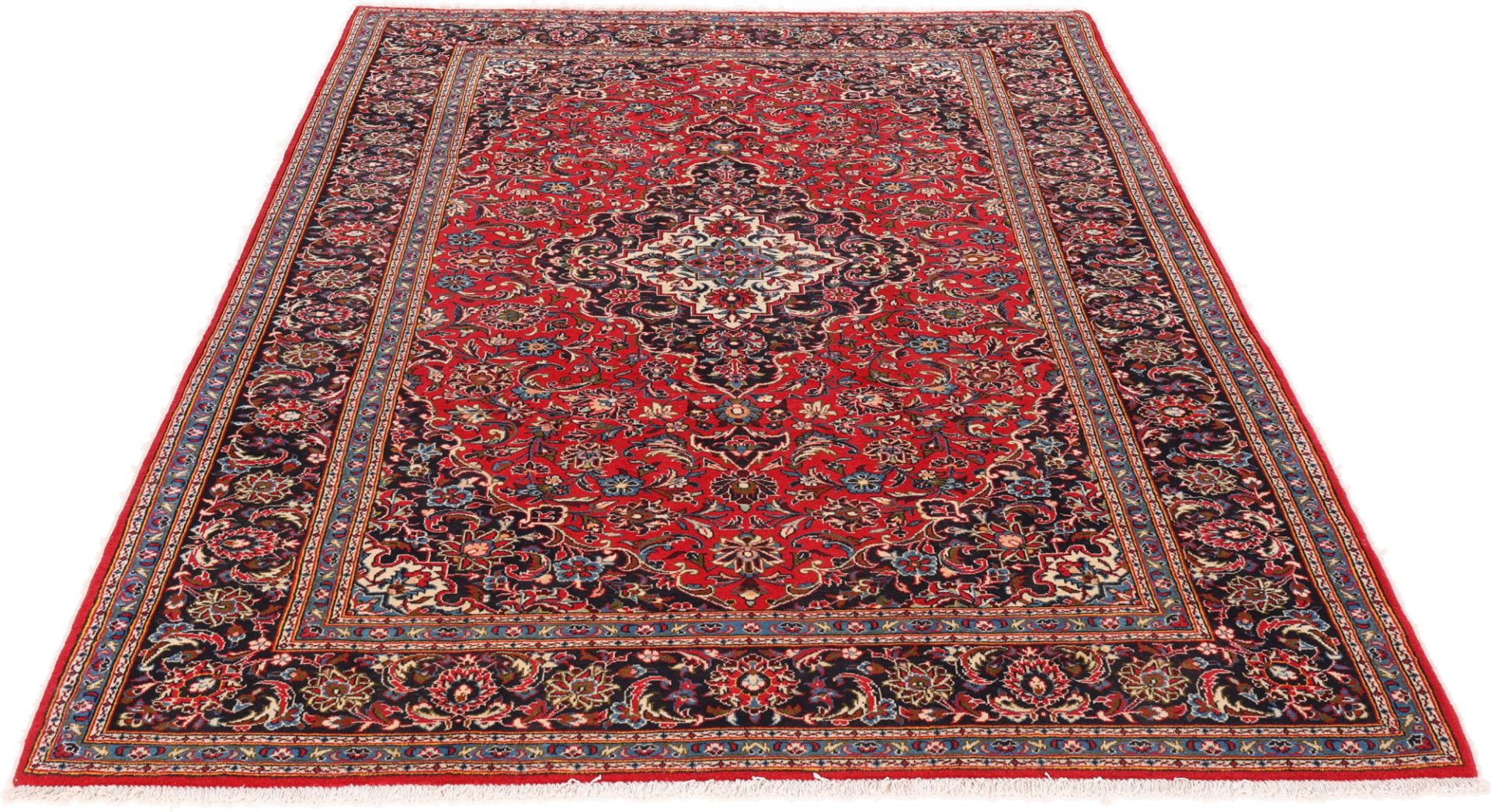 Kashan Perserteppich aus Iran, 215 × 310 cm
