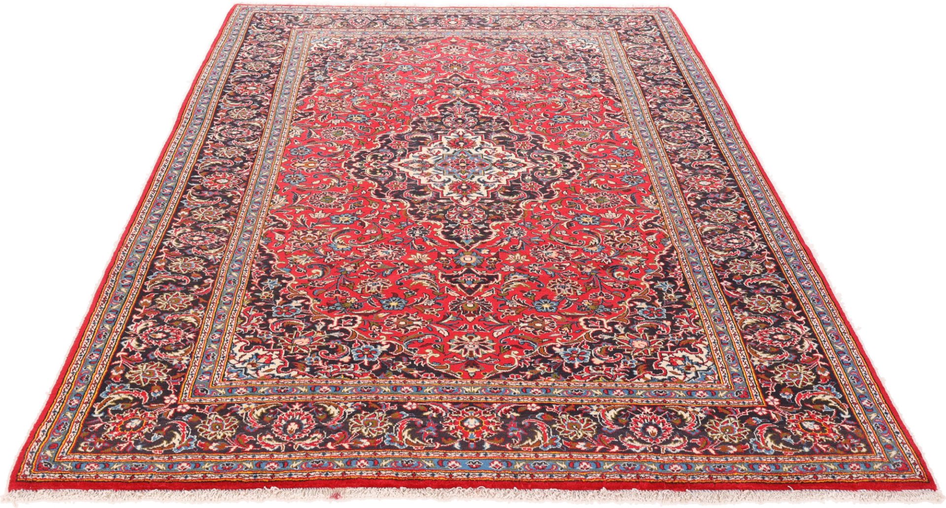 Kashan Perserteppich aus Iran, 215 × 310 cm