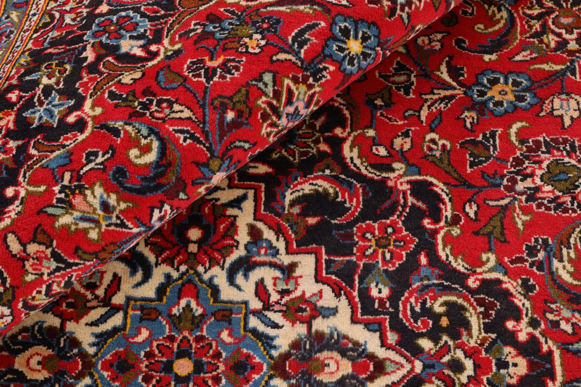 Kashan Perserteppich aus Iran, 215 × 310 cm