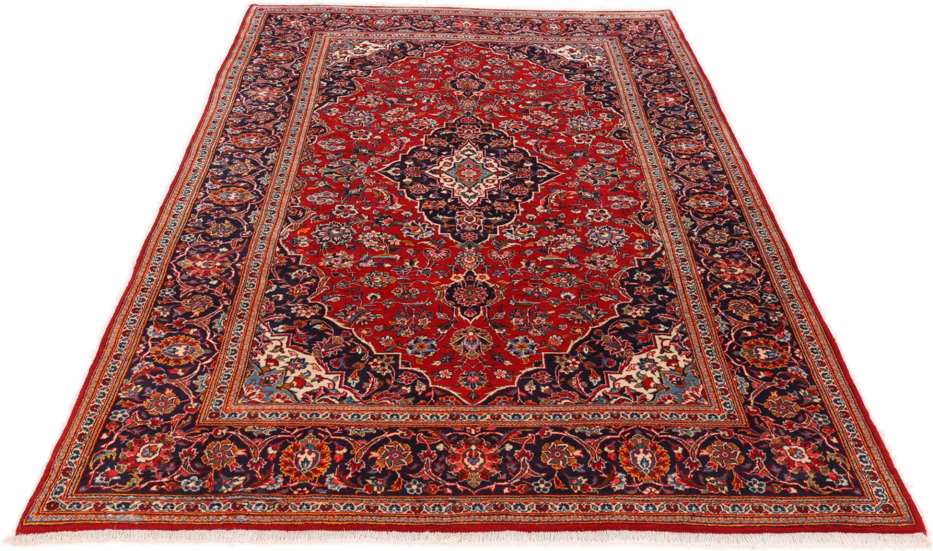 Handgeknüpfter Kashan Perserteppich 192 × 317 cm