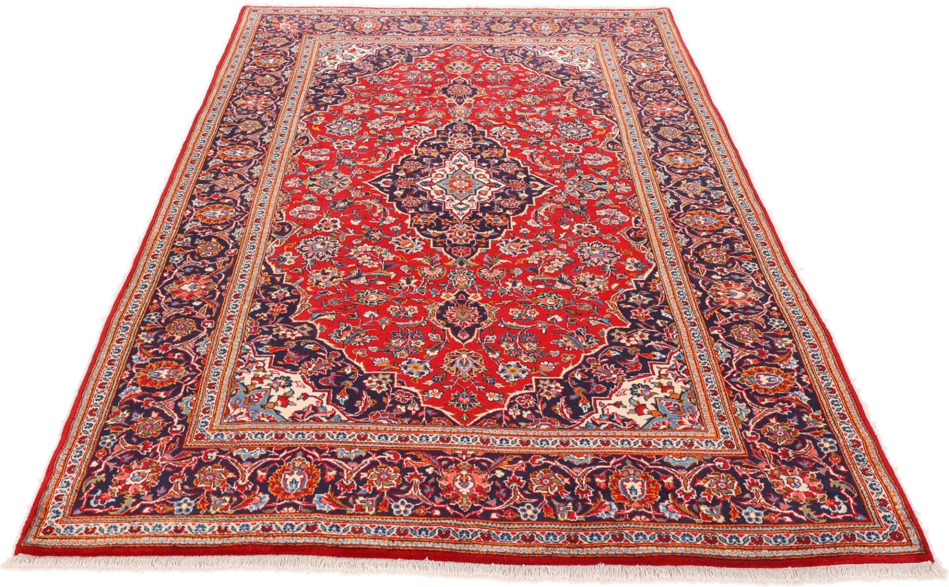 Handgeknüpfter Kashan Perserteppich 192 × 317 cm