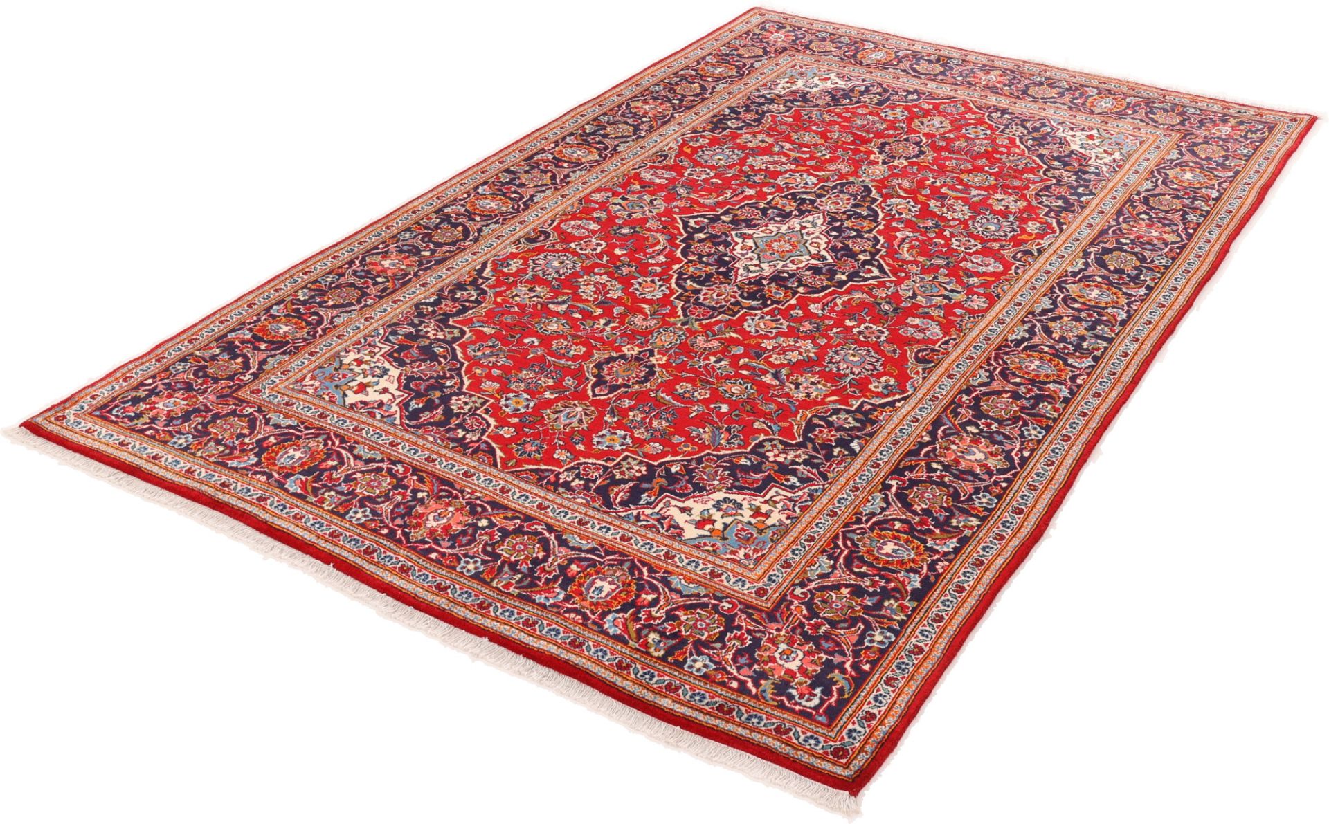 Handgeknüpfter Kashan Perserteppich 192 × 317 cm