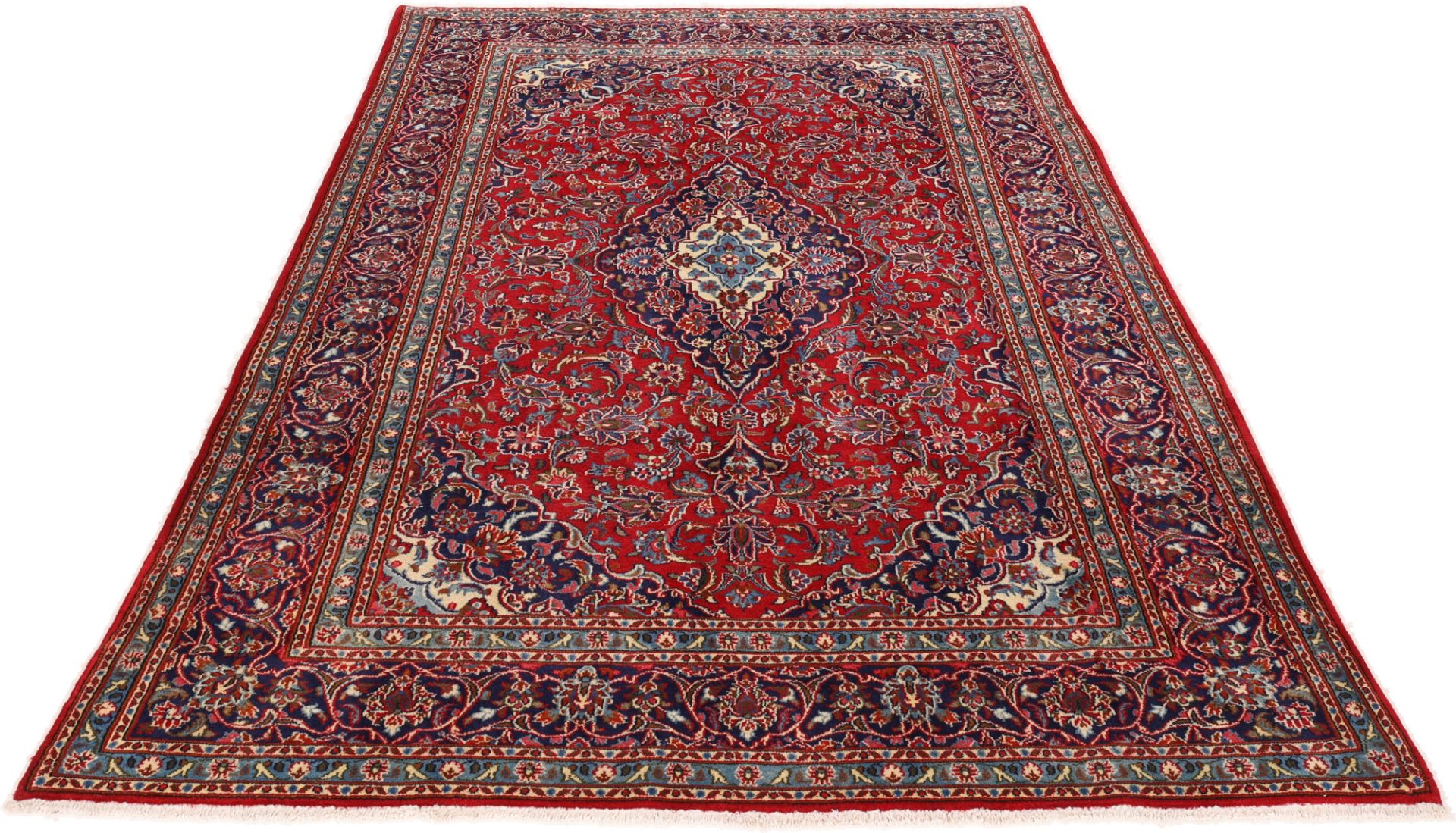 Kashan Perserteppich aus Iran, 192 × 306 cm