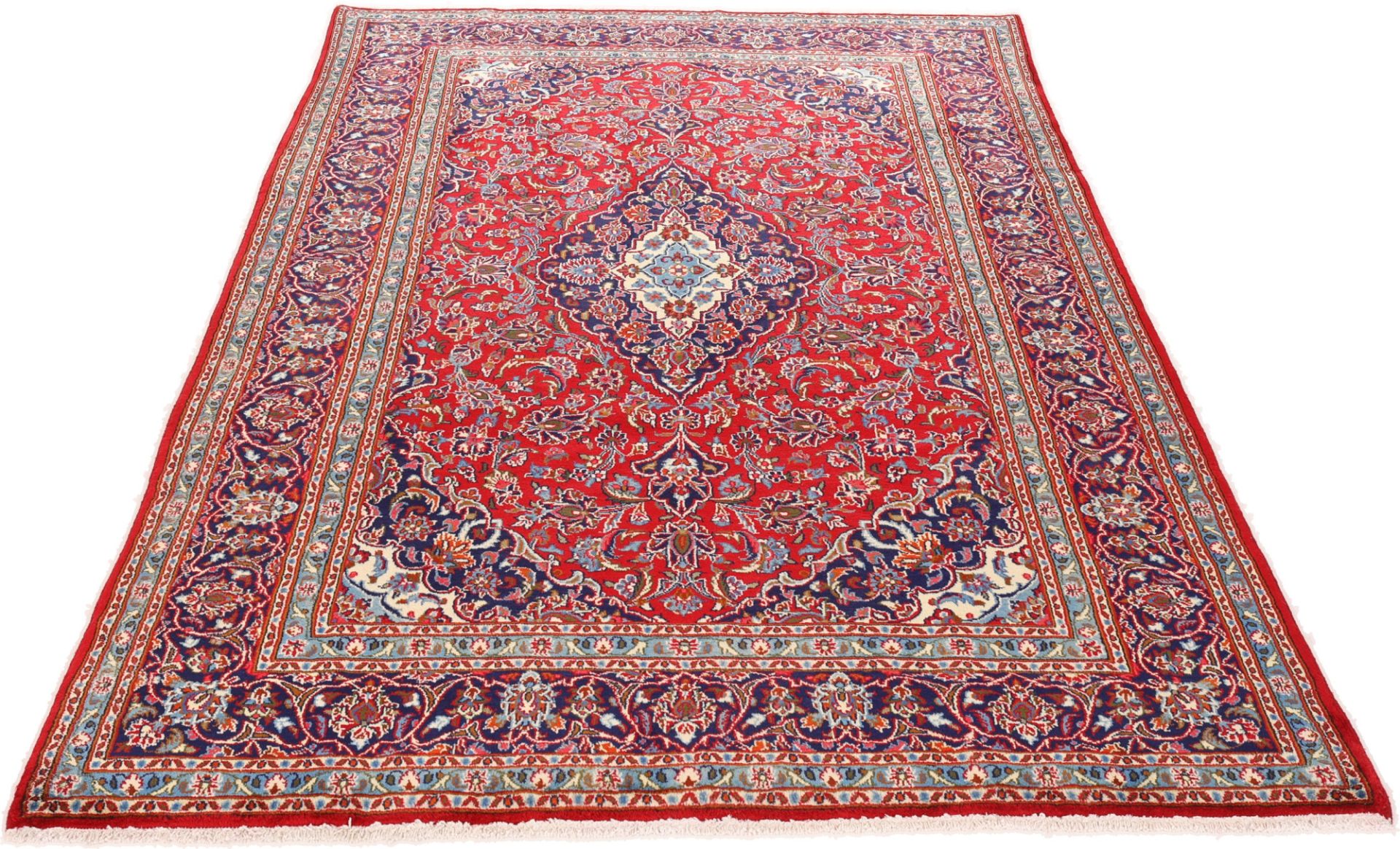 Kashan Perserteppich aus Iran, 192 × 306 cm
