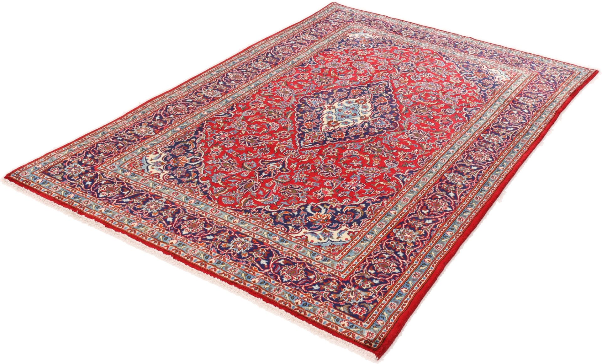 Kashan Perserteppich aus Iran, 192 × 306 cm