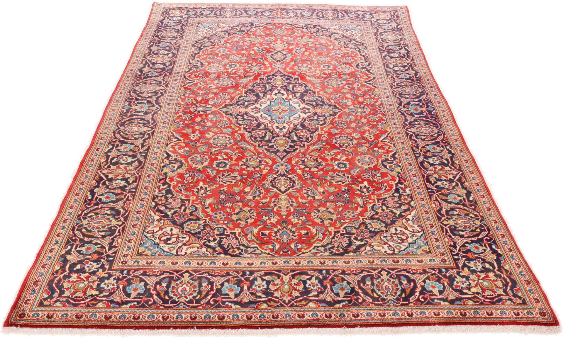 perserteppich-kashan-197-x-320-cm-schurwolle-handgeknupft-8 Handgeknüpfter Kashan Perserteppich, 197 × 320 cm, Wolle