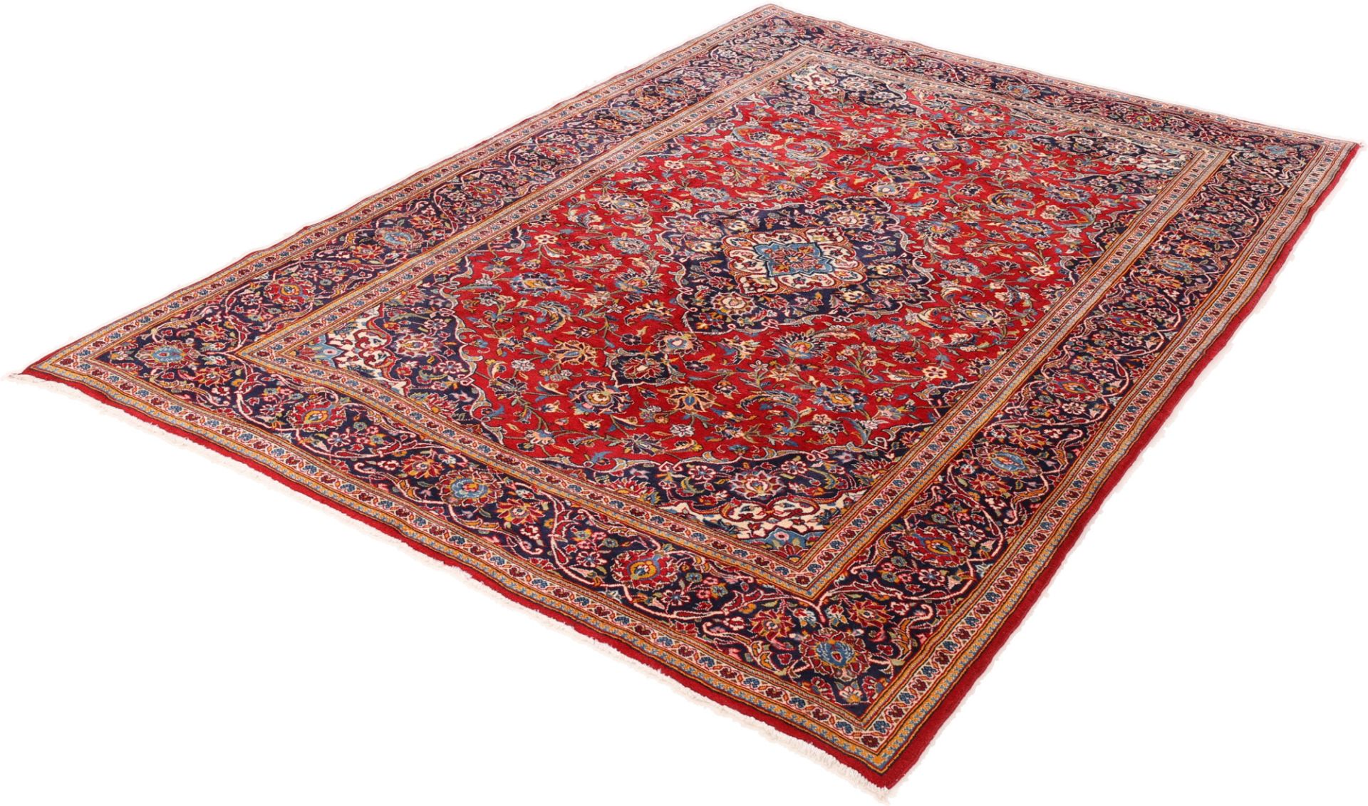 Kashan Perserteppich 203 × 298 cm aus Wolle, handgeknüpft